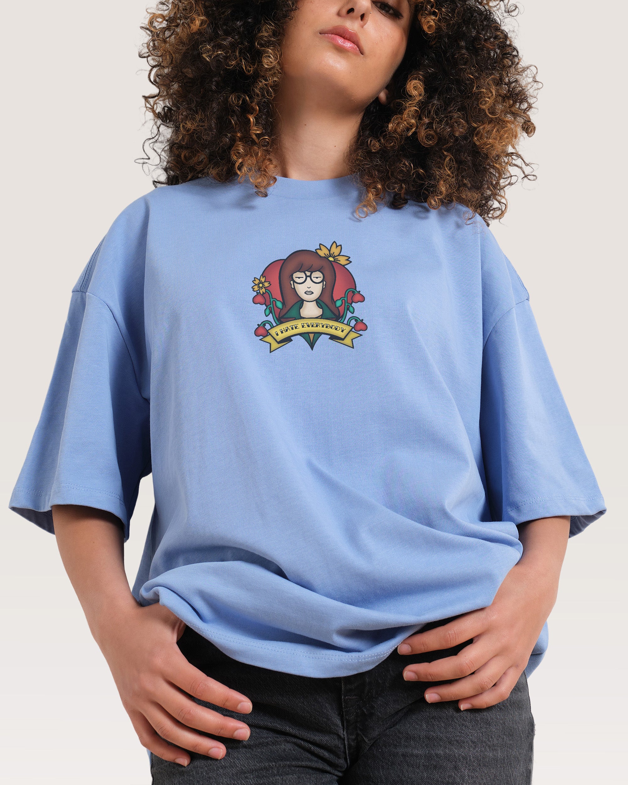 I Hate Everybody Oversized Tee – view 4