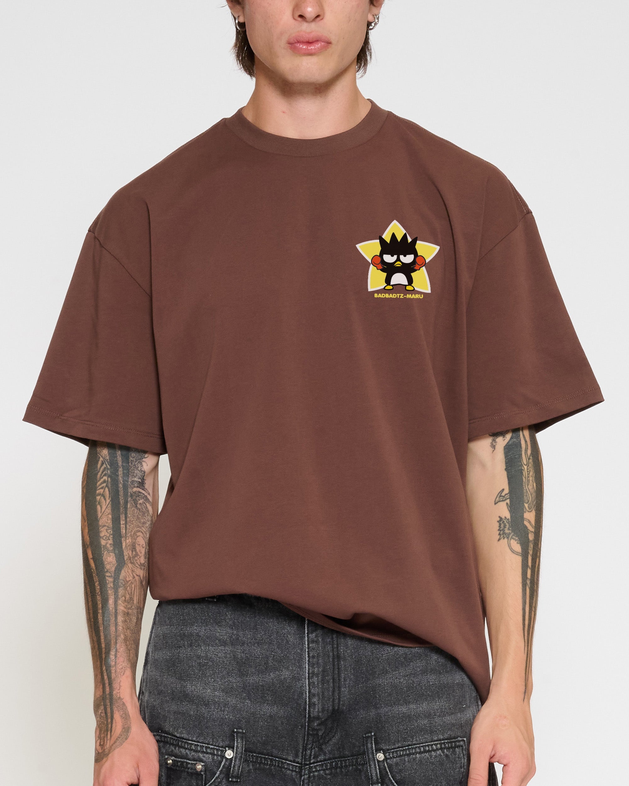 Bad Badtz-Maru Training Trouble Oversized Tee Official Hello Kitty and Friends collab Threadheads