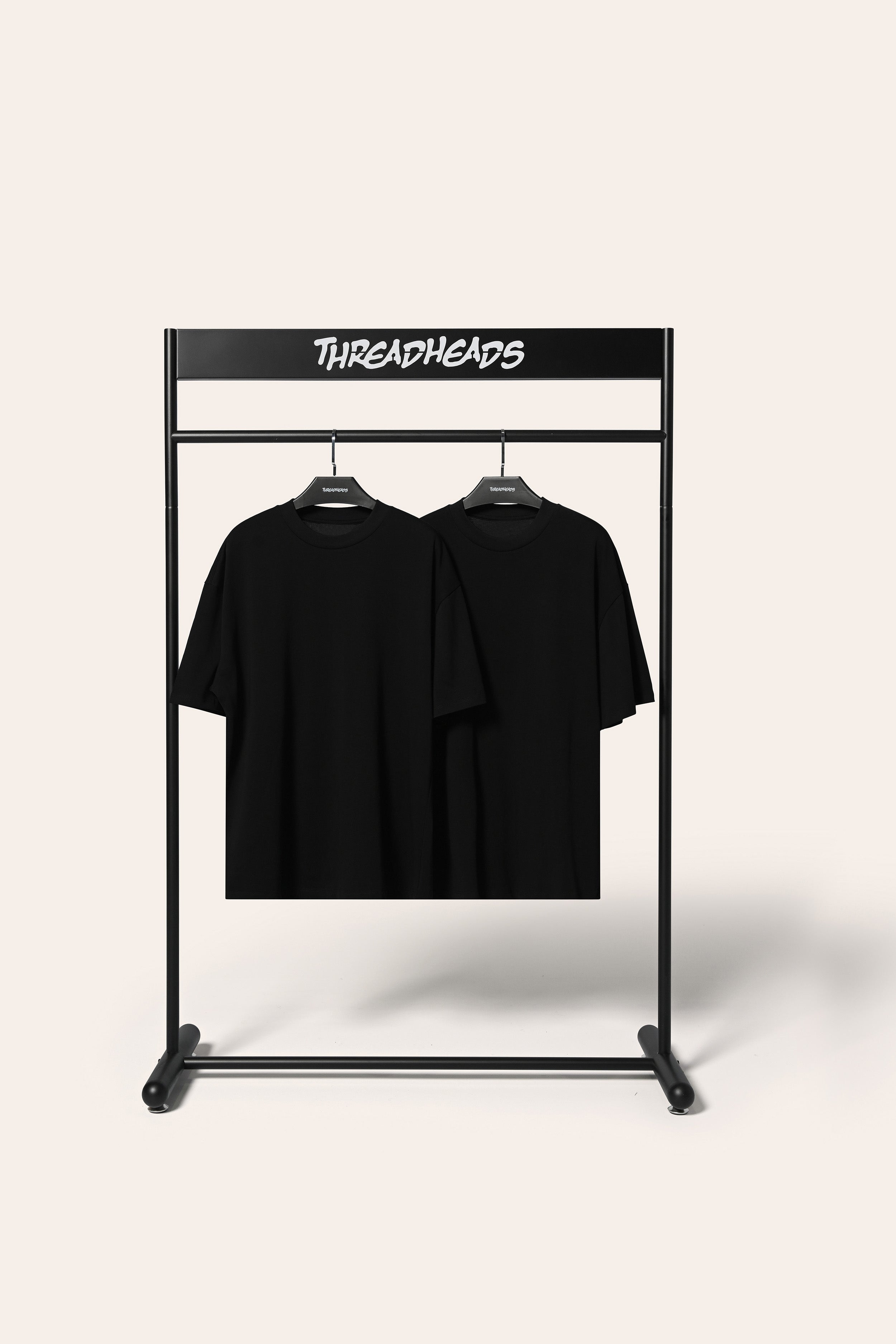 Oversized Tee 2-Pack: Black