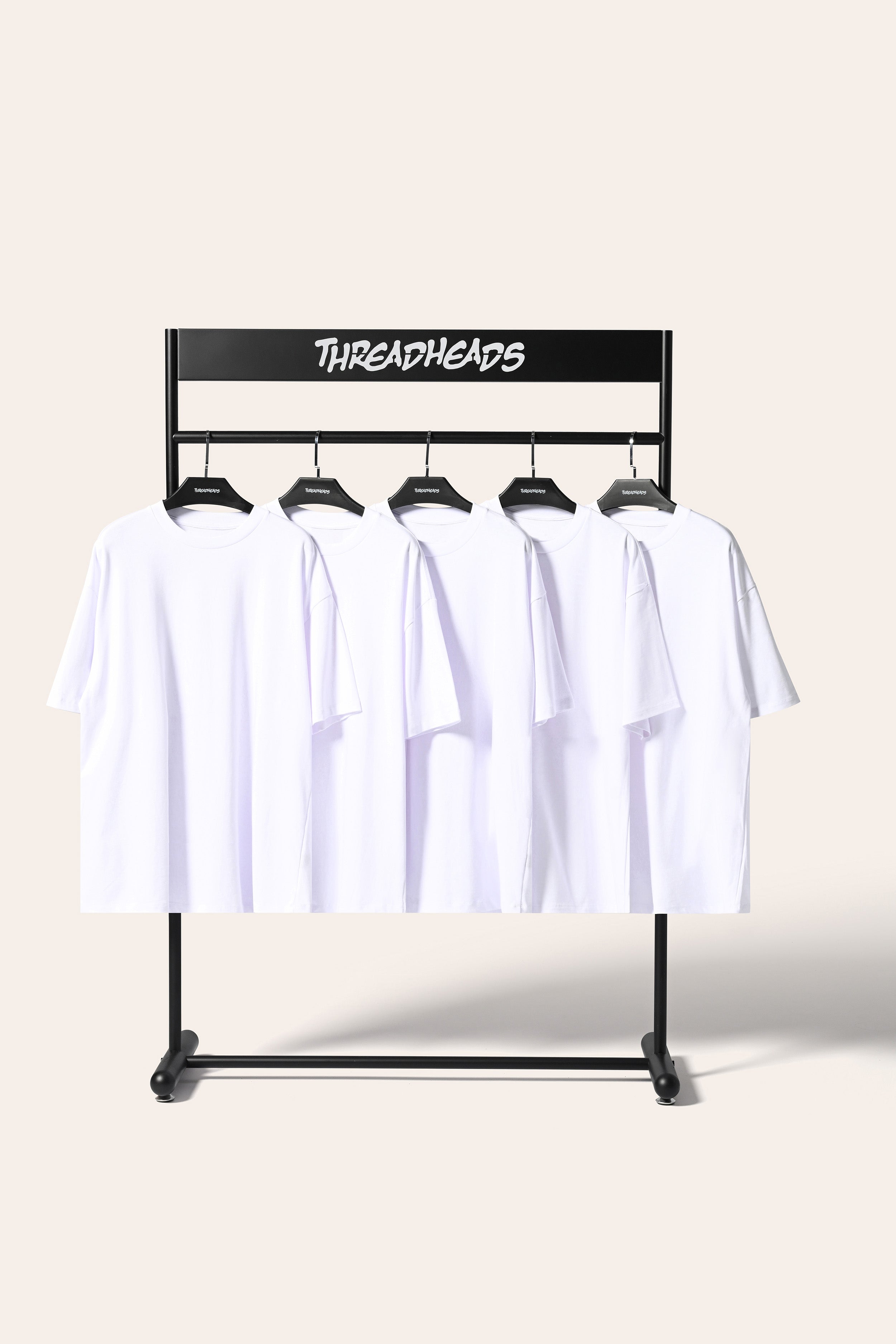 Oversized Tee 5 Pack: White