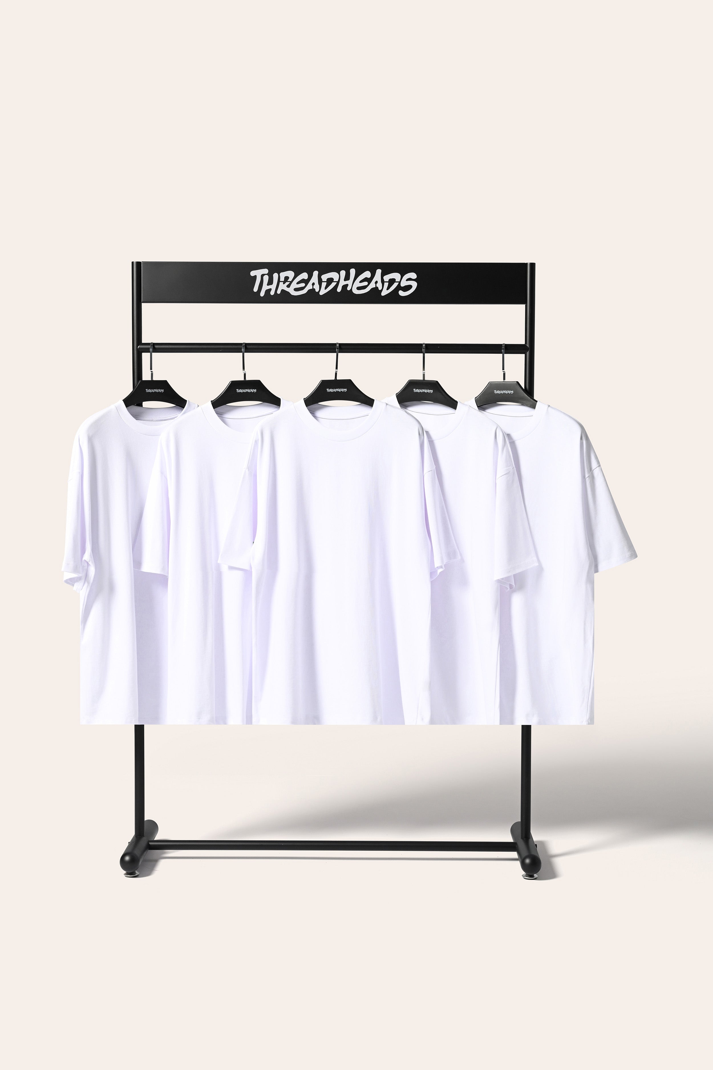 Oversized Tee 5 Pack: White