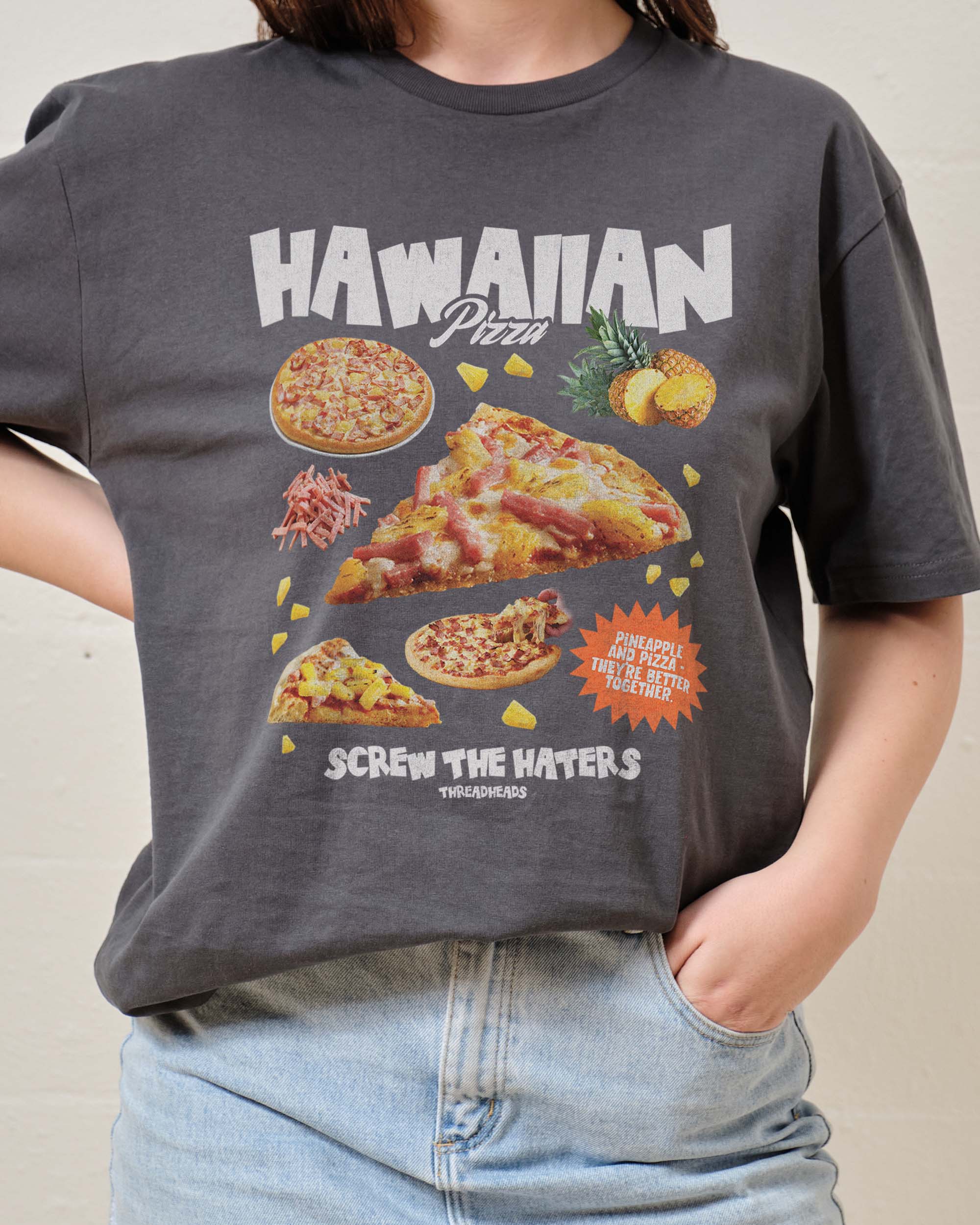 Hawaiian Pizza Bootleg T-Shirt Australia Online