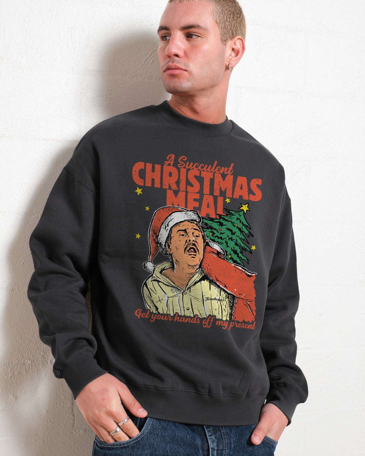Succulent Christmas Meal Sweatshirt Threadheads Australia Online