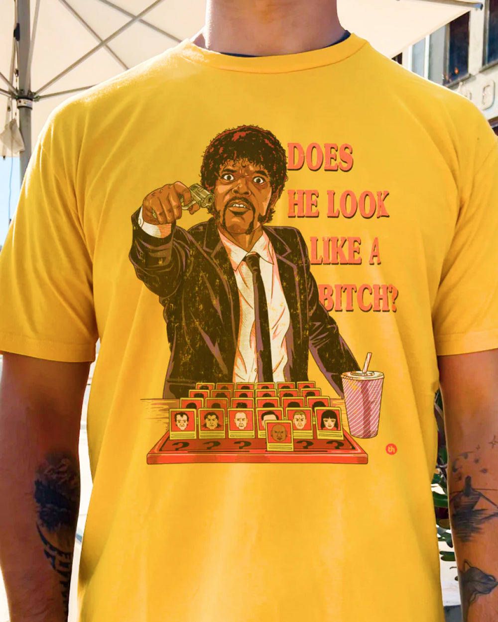 Does He Look Like a Bitch T-Shirt Australia Online