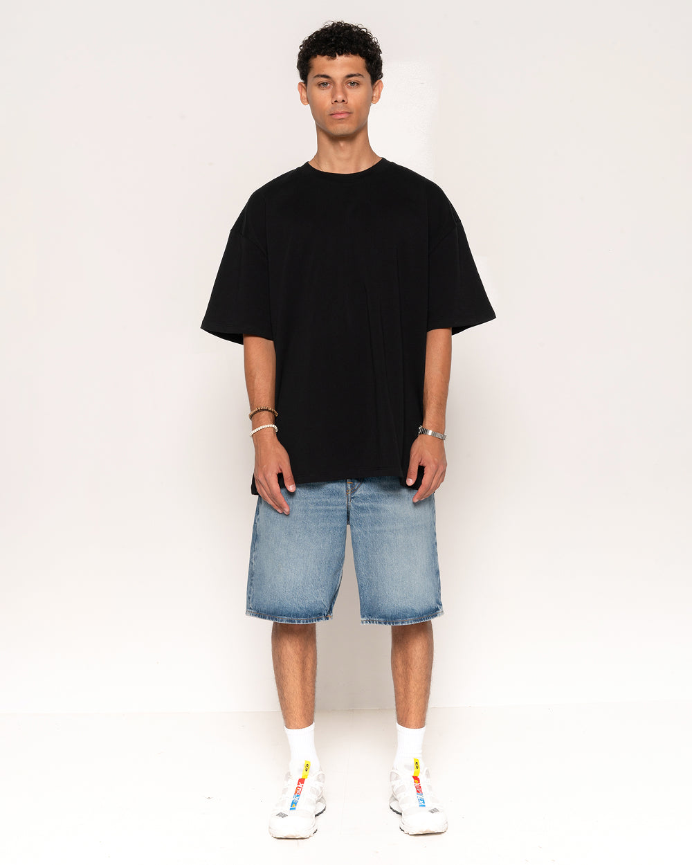 Oversized Tee 4 Pack: Black, Charcoal, Natural, White Blank Oversized Tee – view 2