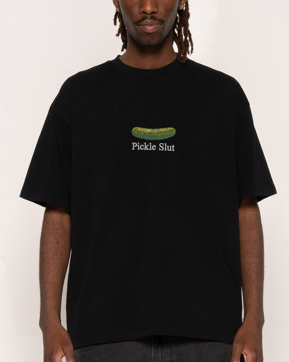 Pickle Slut Oversized Embroidered Tee Limited Oversized Tee – view 7