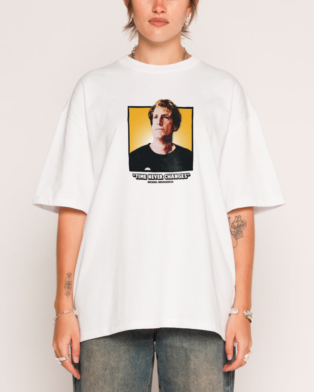 Time Never Changes Oversized Tee