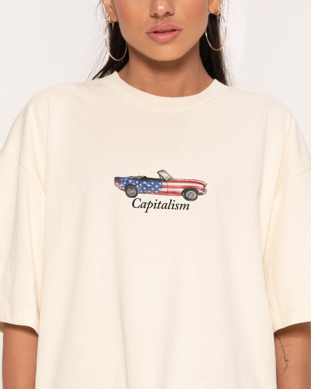 Capitalism Oversized Tee – view 2