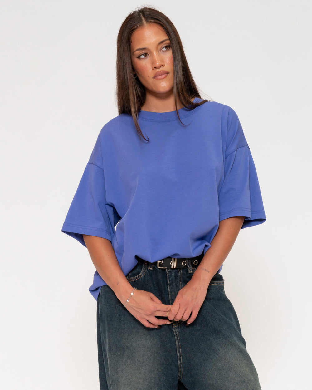 Boxy Crop Tee 3-Pack: Dusk, Pistachio, White Blank Boxy Crop Tee – view 2
