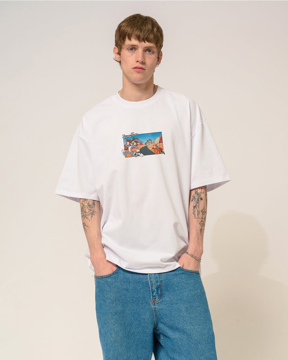 The Great Bugs Escape Oversized Tee Threadheads Australia #colour_white