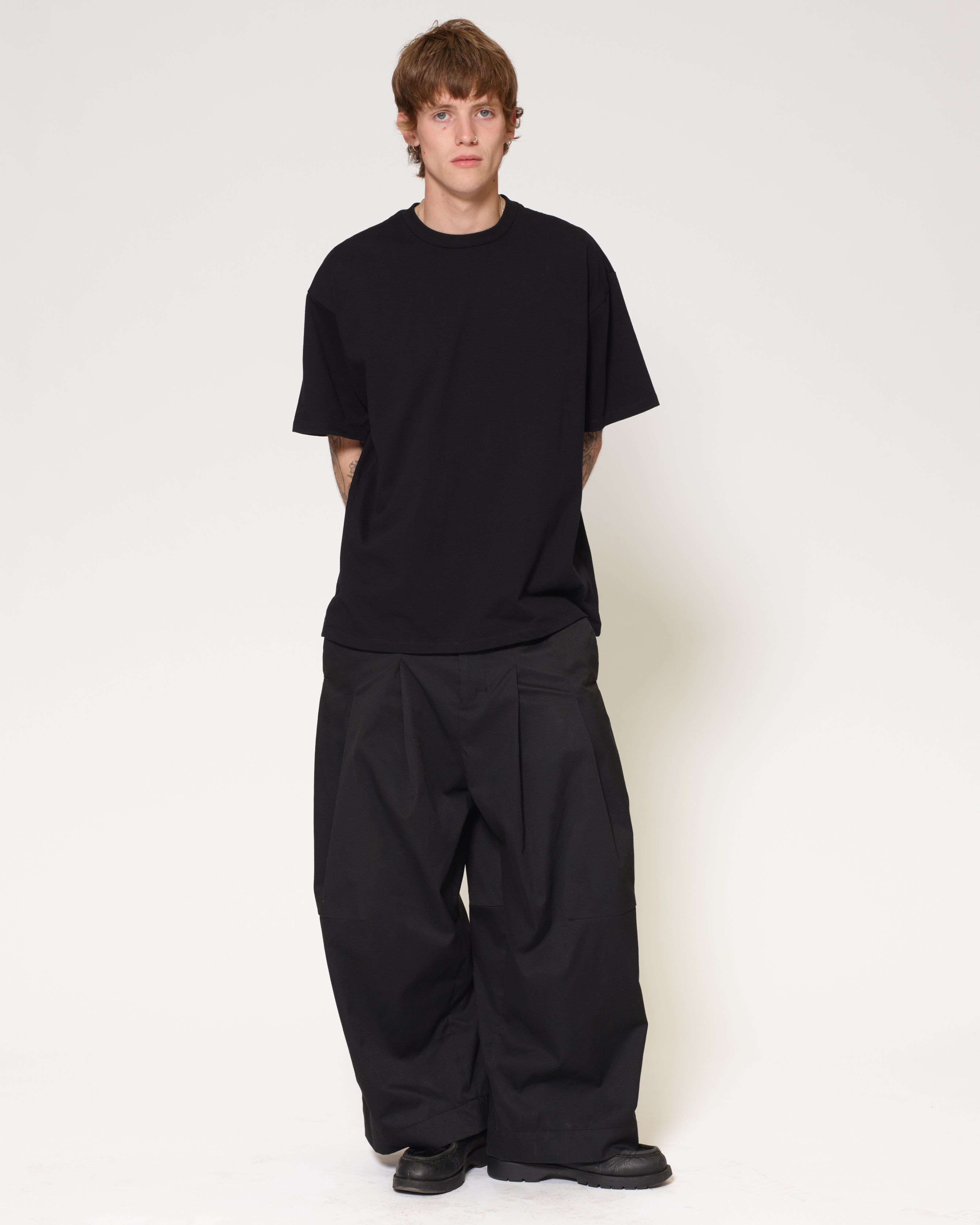 Oversized Tee 2-Pack: Black Blank Oversized Tee – view 2