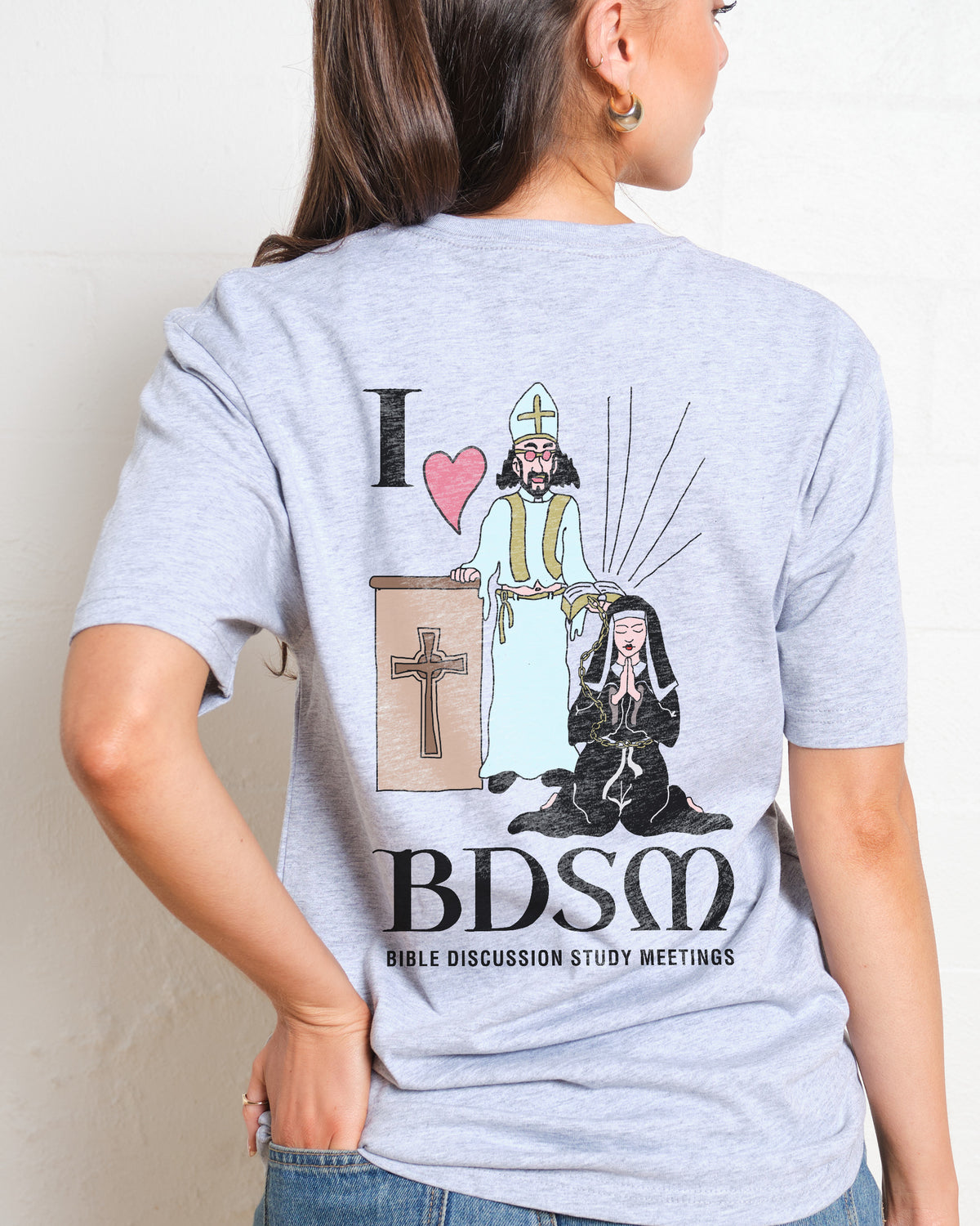 I Love BDSM T-Shirt - Grey