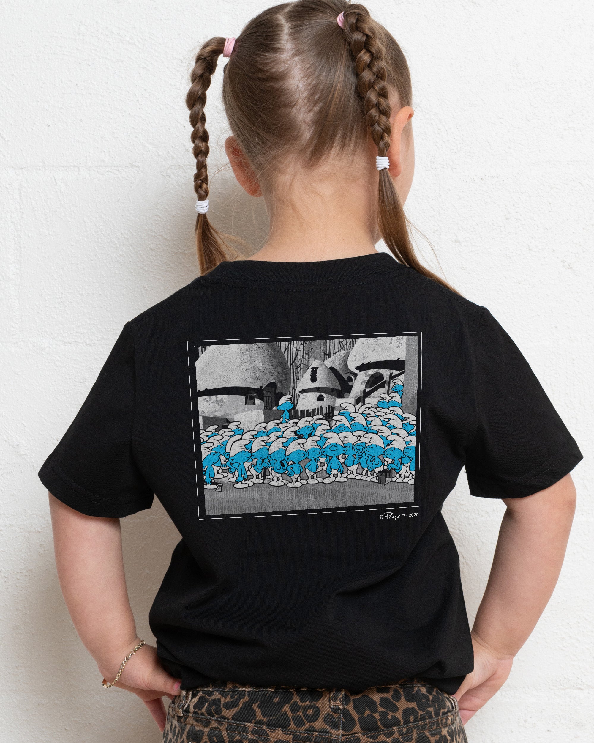 The Original Smurf Black Kids T-Shirt