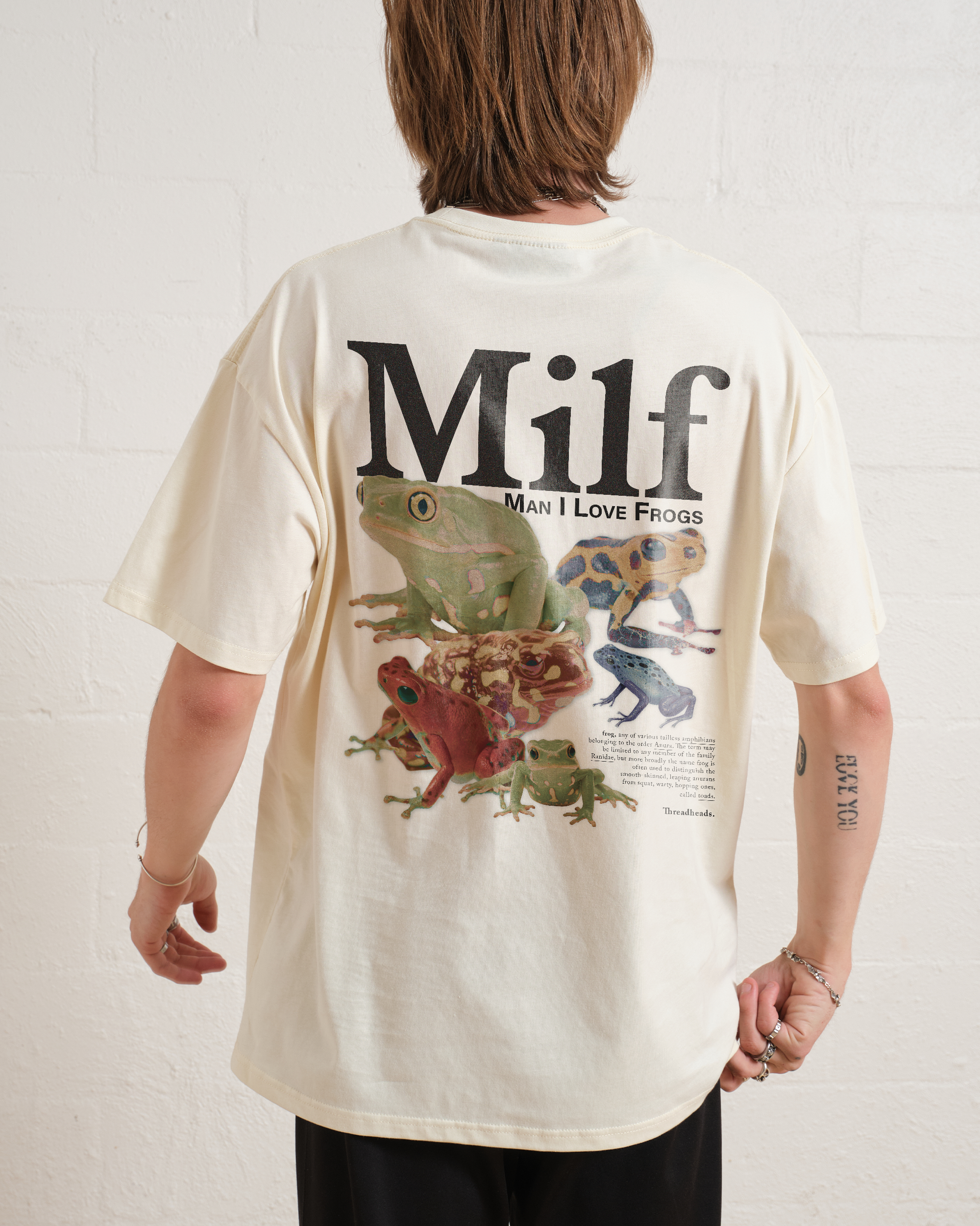 Man I Love Frogs Front and Back T-Shirt Australia Online