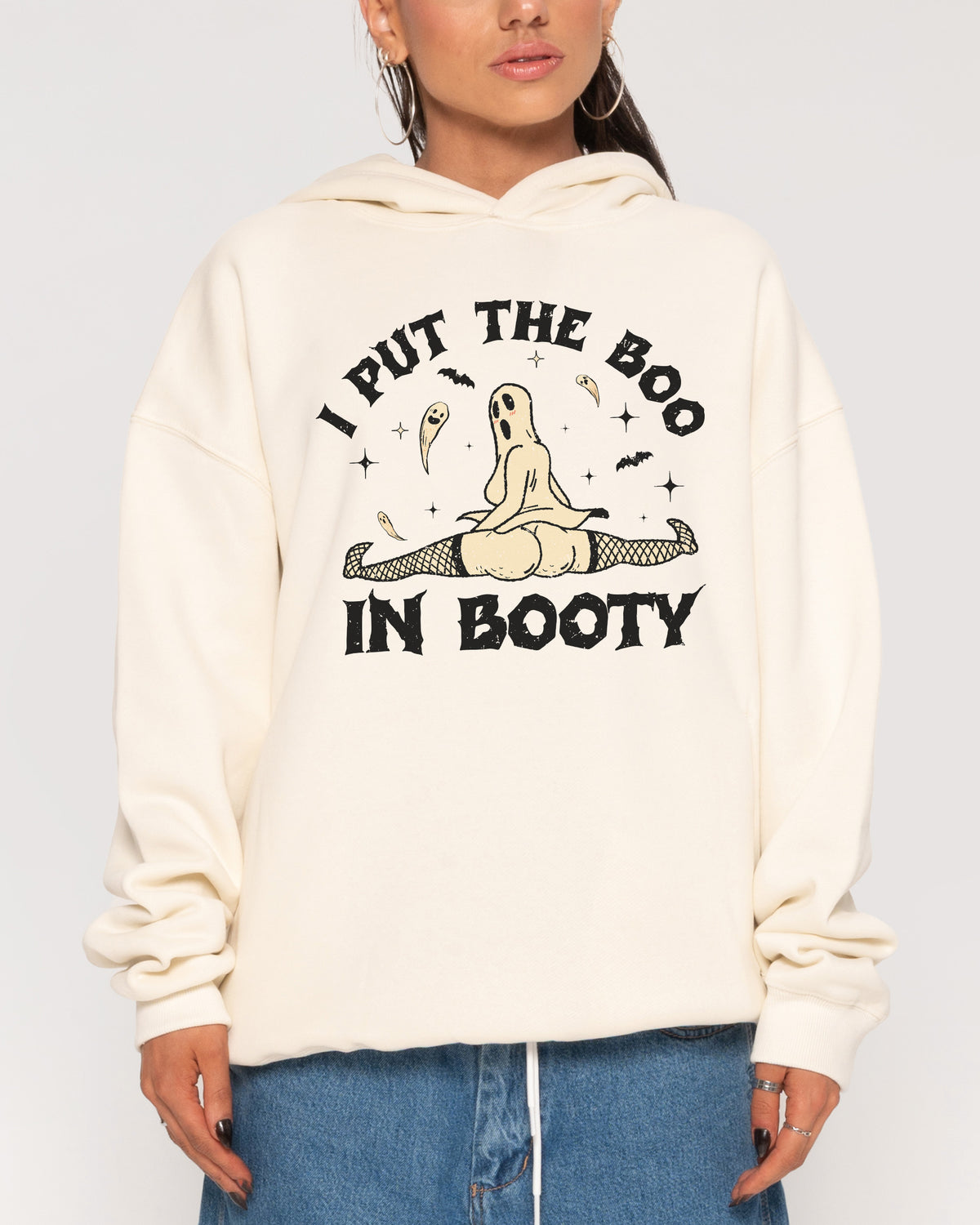 Boo in Booty Natural Hoodie