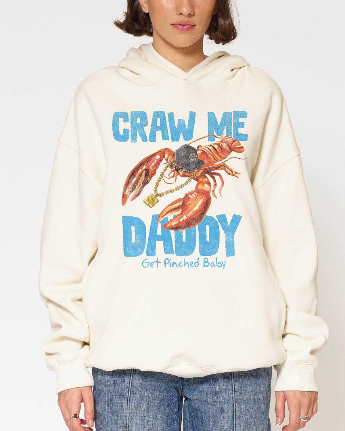 Craw Me Daddy Natural Hoodie