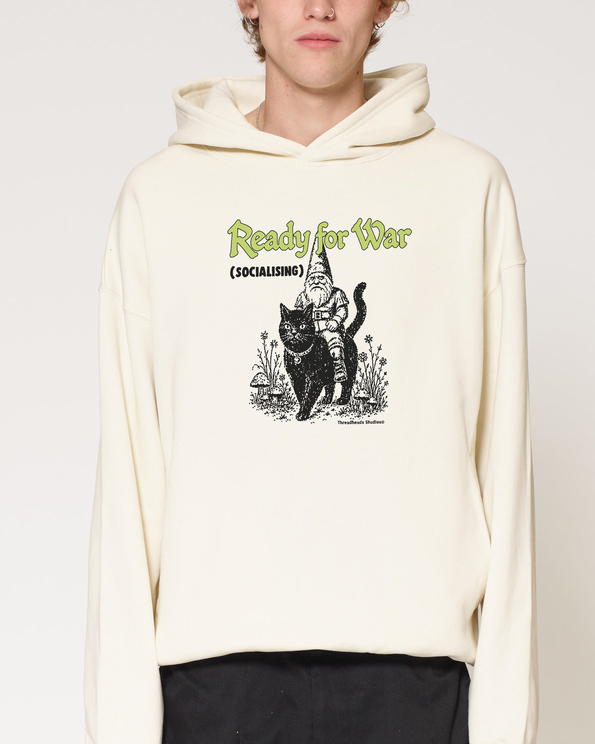 Ready for war Natural Hoodie