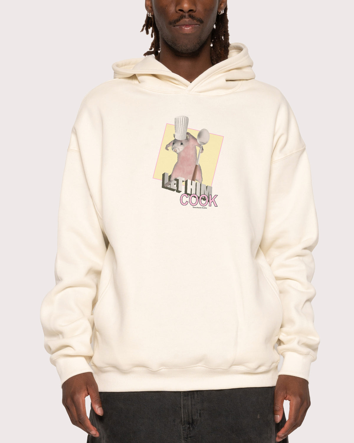 Let Him Cook Natural Hoodie