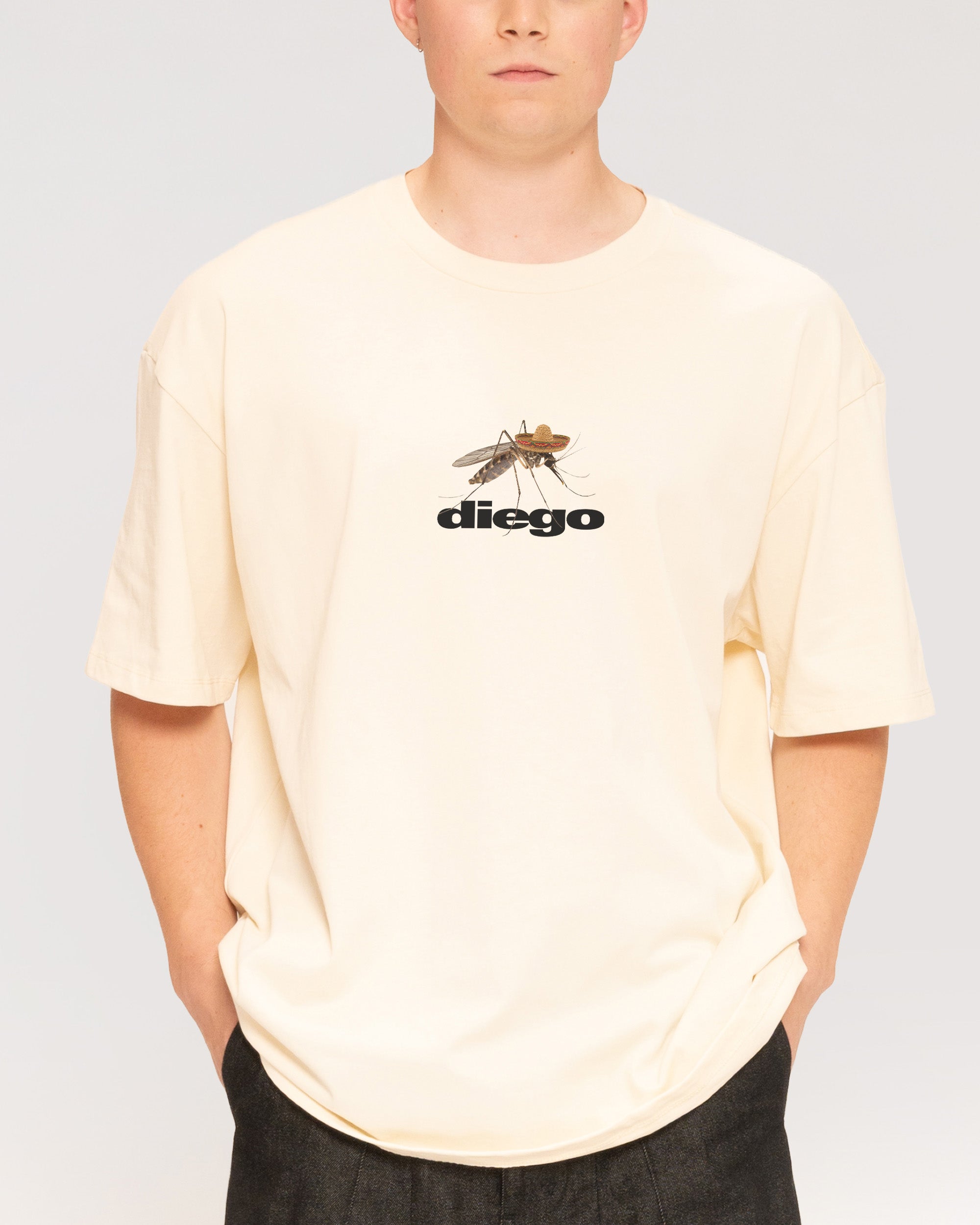 Diego Natural Oversized Tee