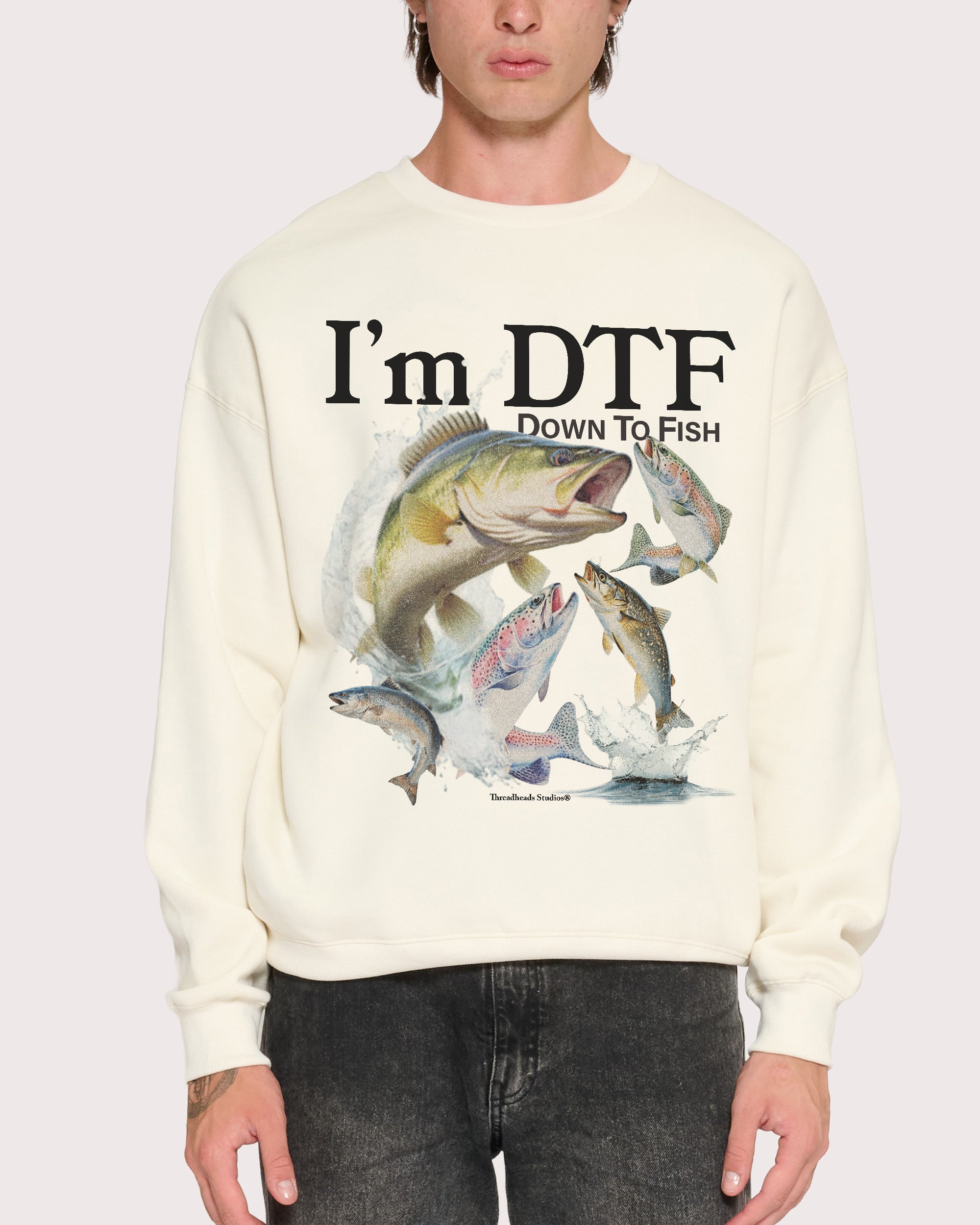 I’m DTF Natural Sweatshirt