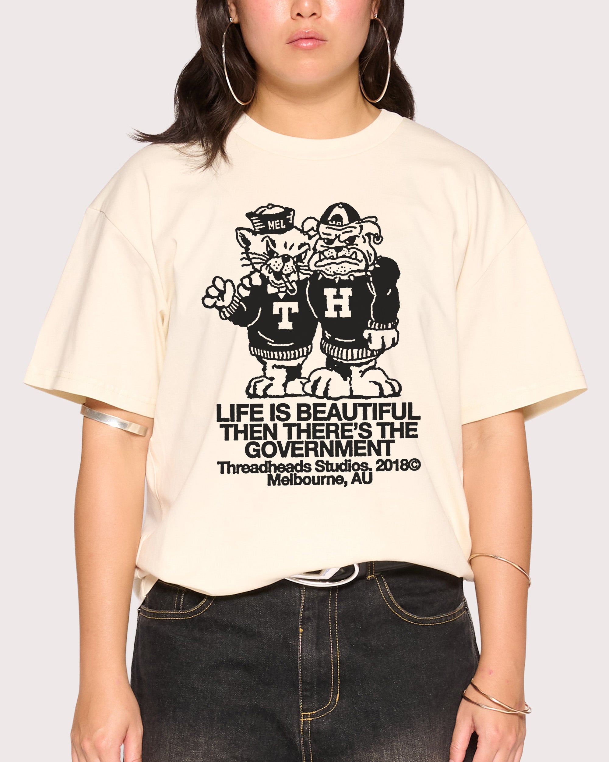 Life is Beautiful Natural T-Shirt