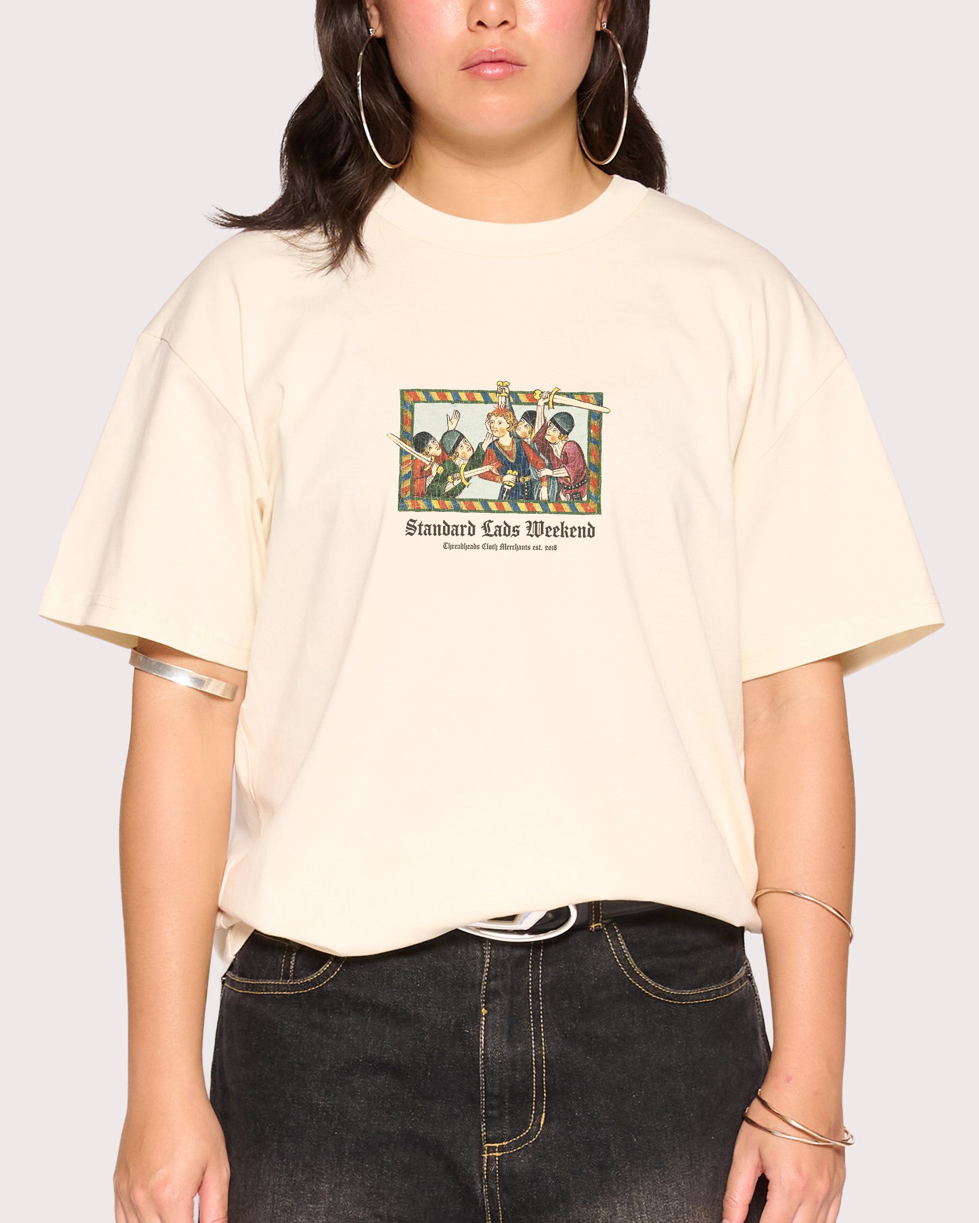 Standard Lads Weekend Natural T-Shirt