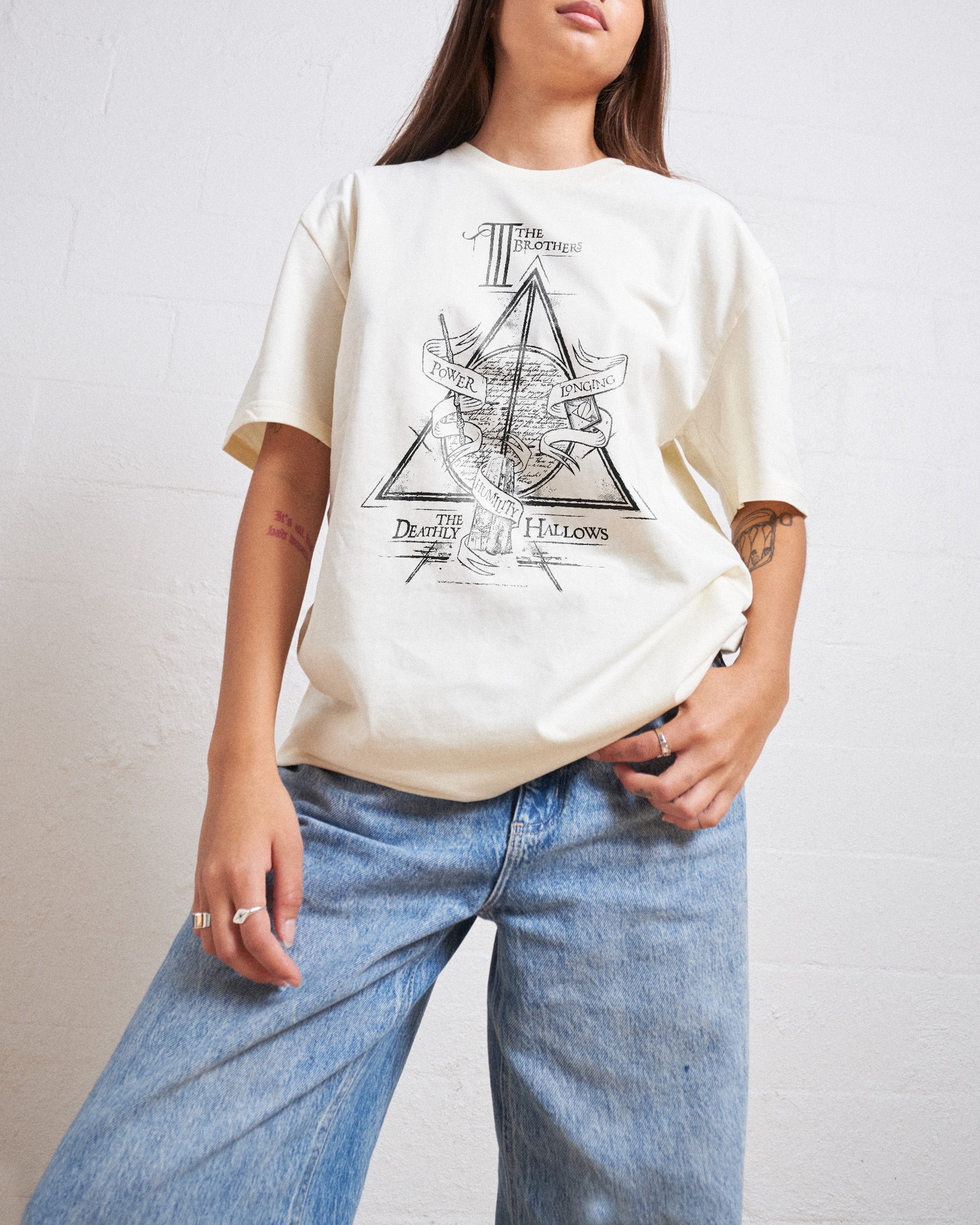 Deathly Hallows Logo Alt T-Shirt Australia Online