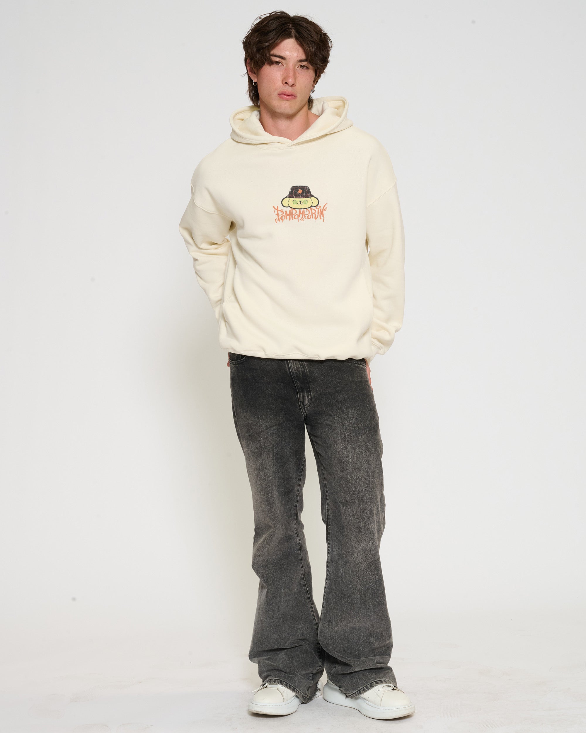 Pompompurin Street Hoodie Official Hello Kitty and Friends collab Threadheads