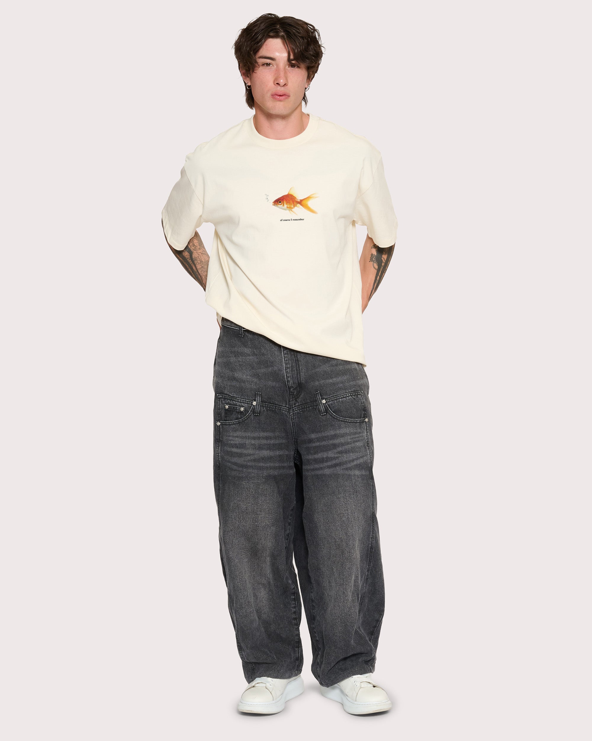 Of Course I Remember Natural Oversized Tee