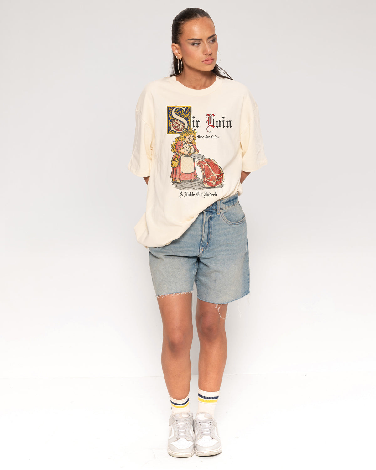 Sir Loin Natural Oversized Tee
