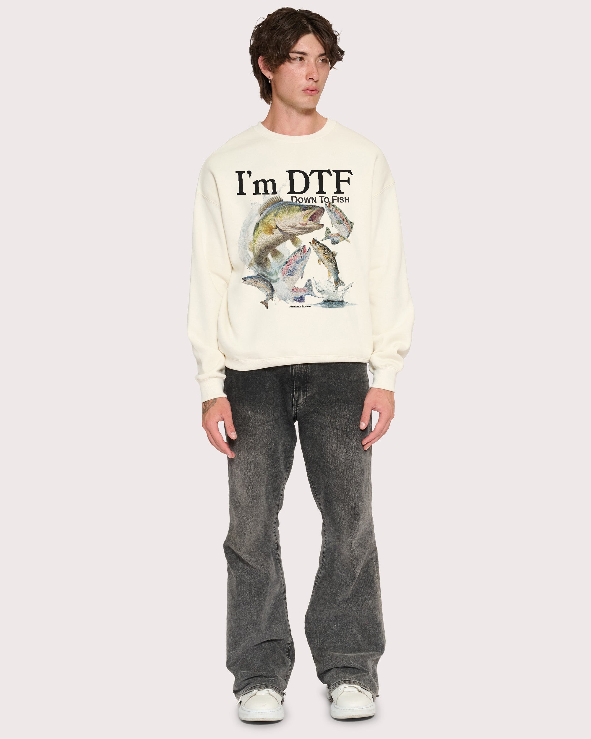 I’m DTF Natural Sweatshirt