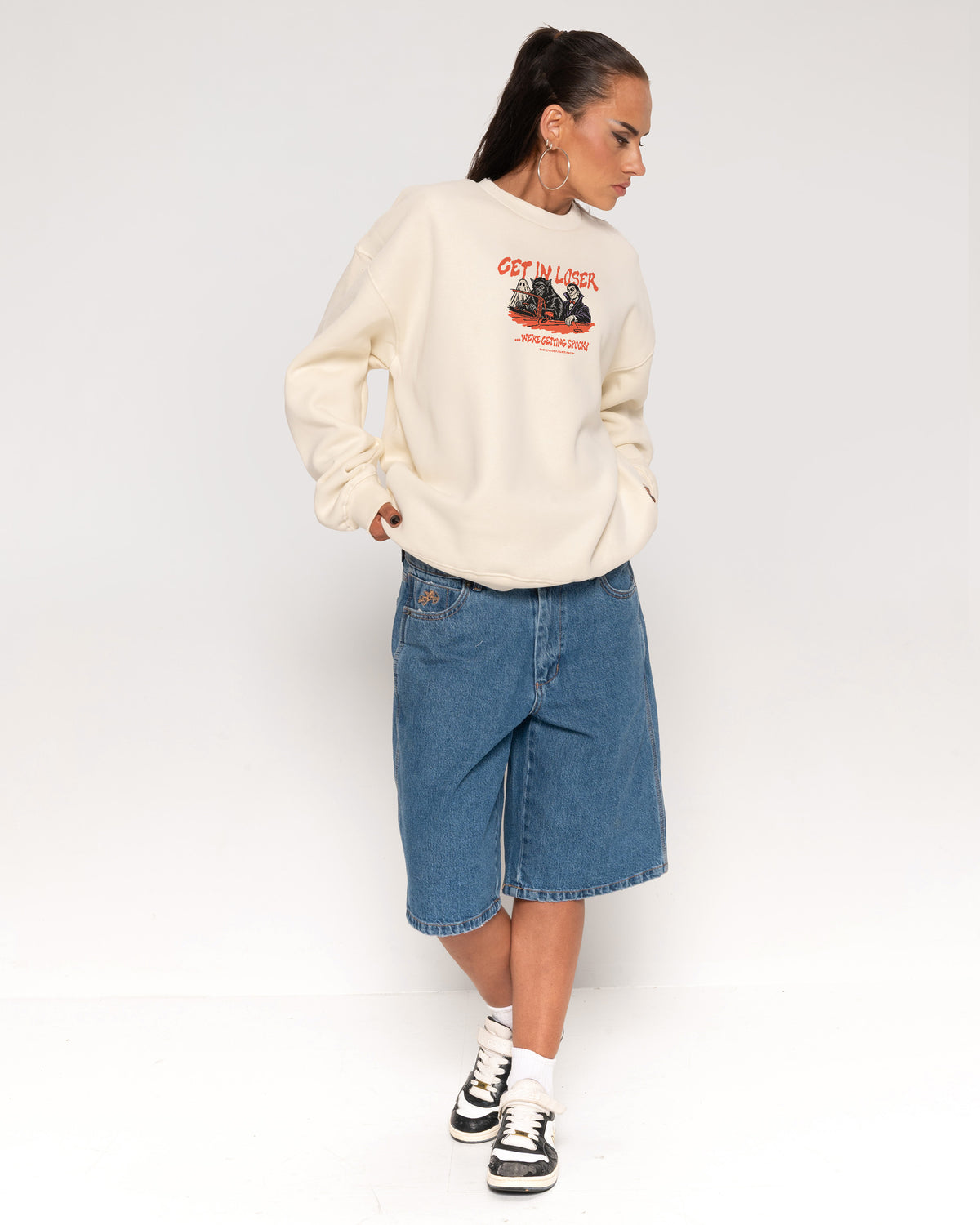 Get in Loser Natural Sweatshirt
