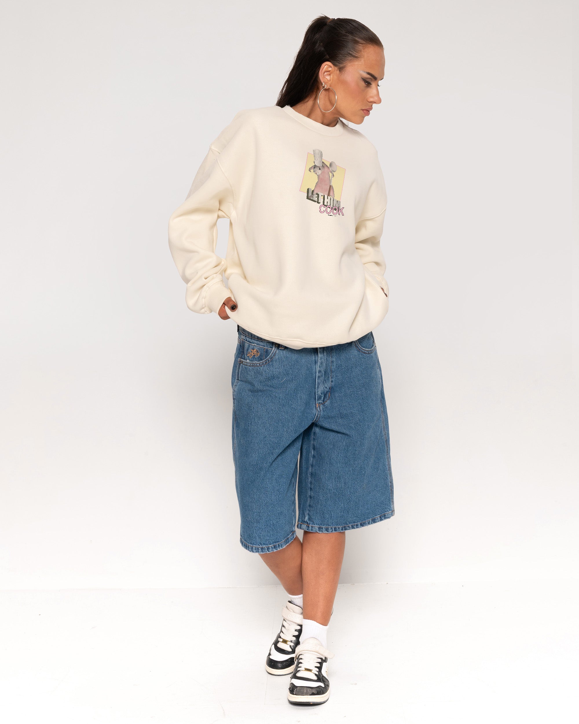 Let Him Cook Natural Sweatshirt