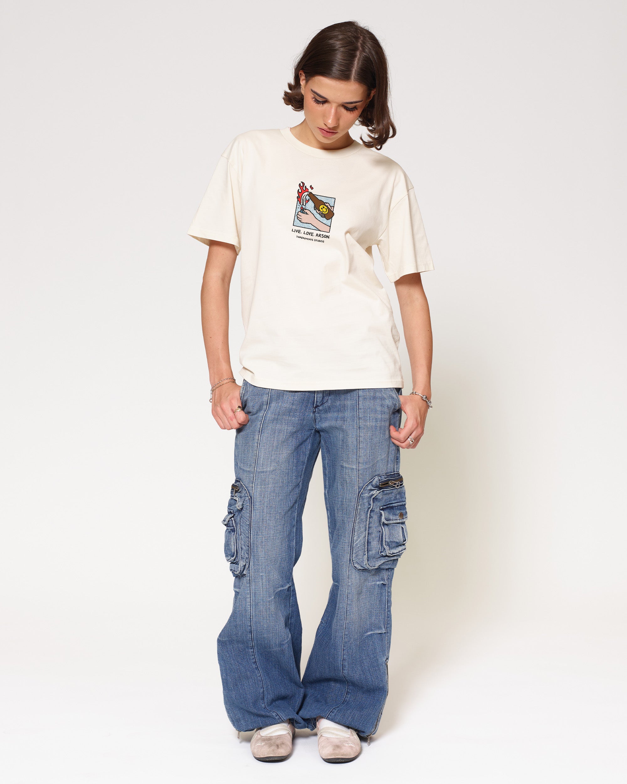 Live. Love. Arson Natural T-Shirt
