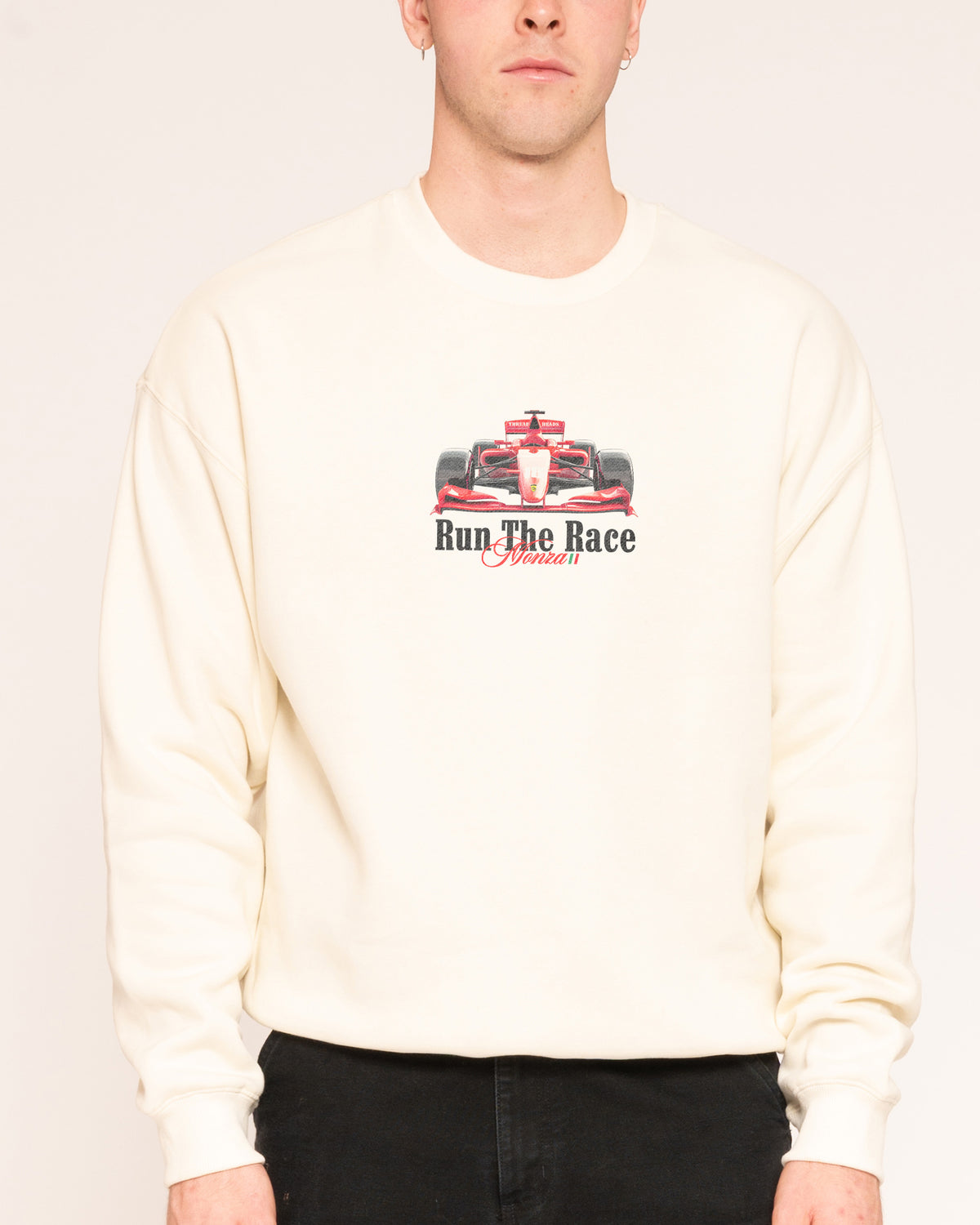Run the Race Natural Sweatshirt