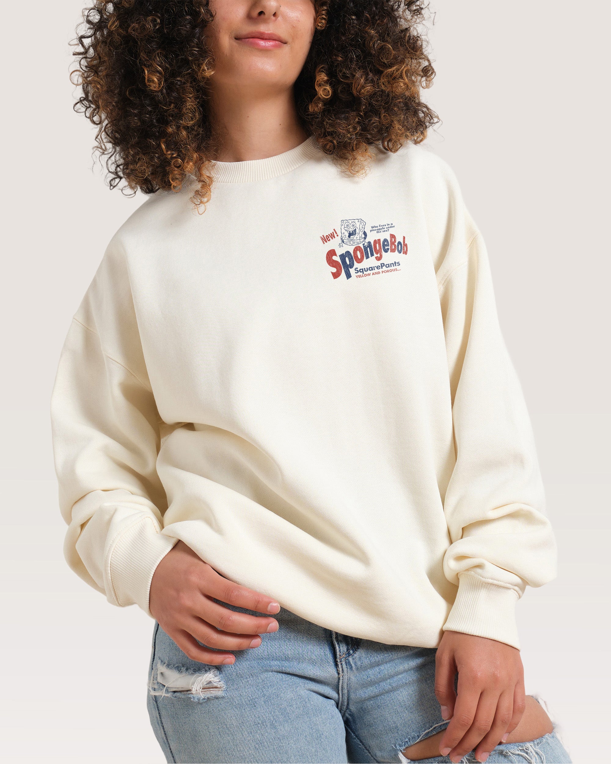 Spongebob Bob Natural Sweatshirt