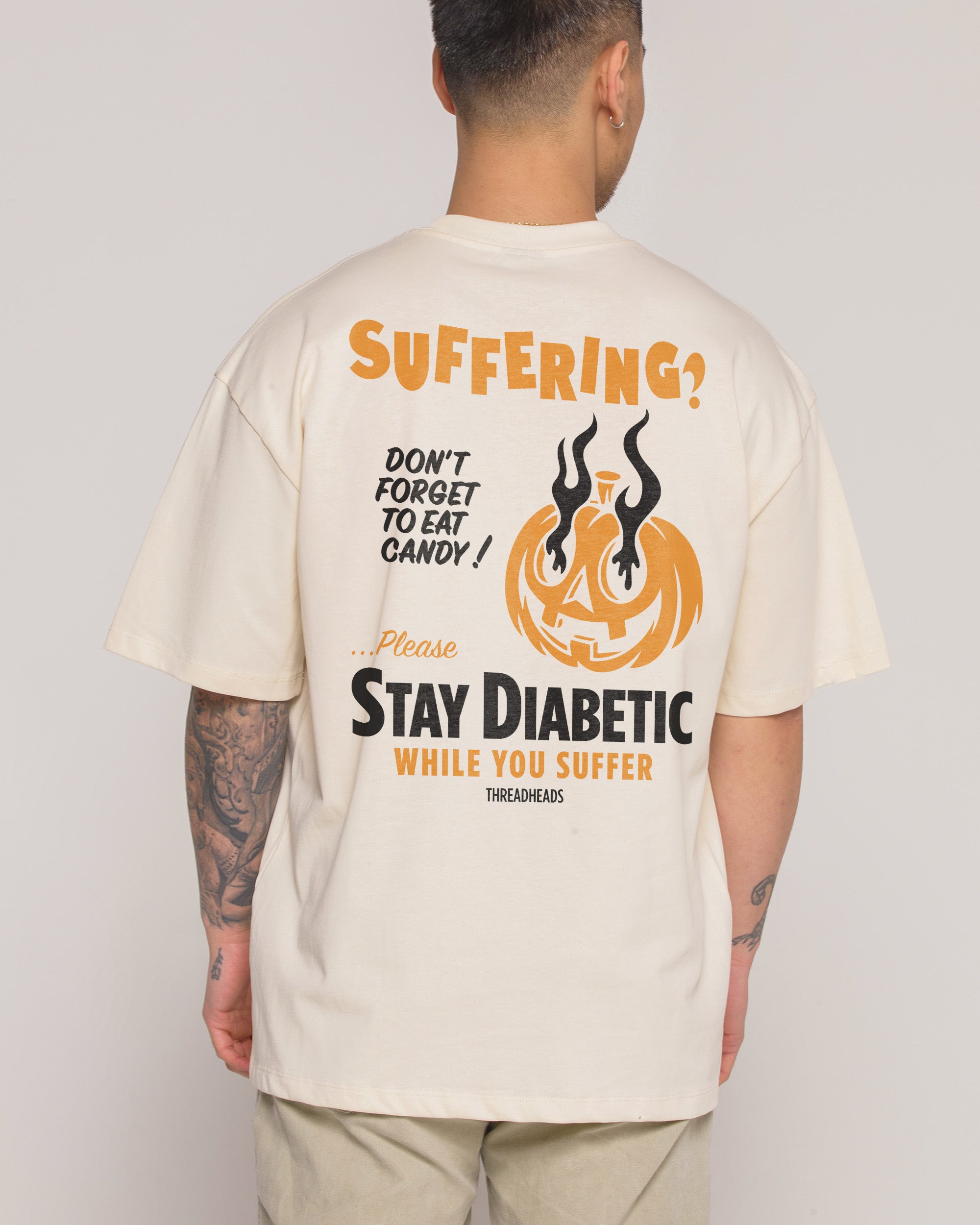 Stay Diabetic While You Suffer Oversized Tee Australia