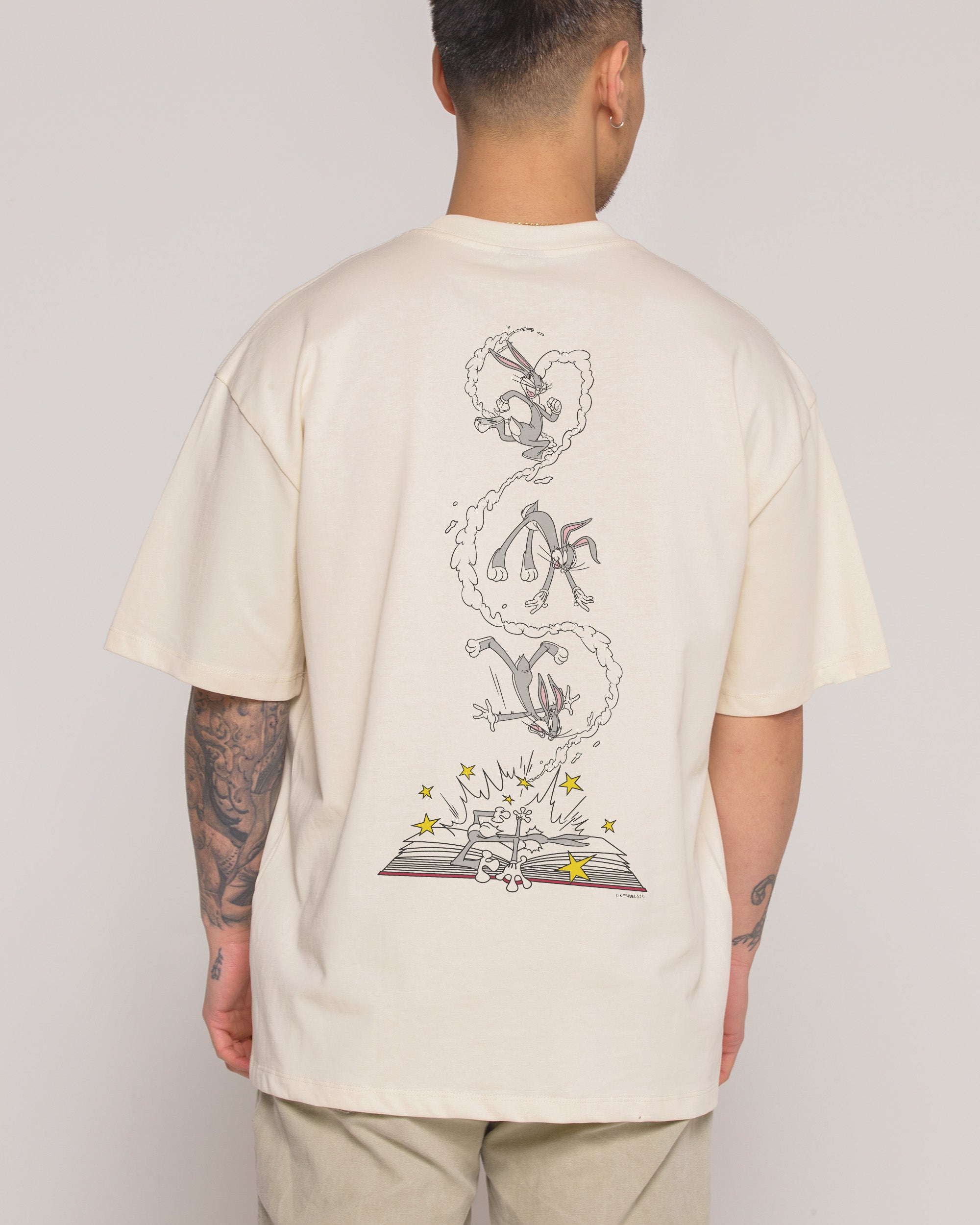 Bugs Bunny Book Crash Oversized Tee Australia
