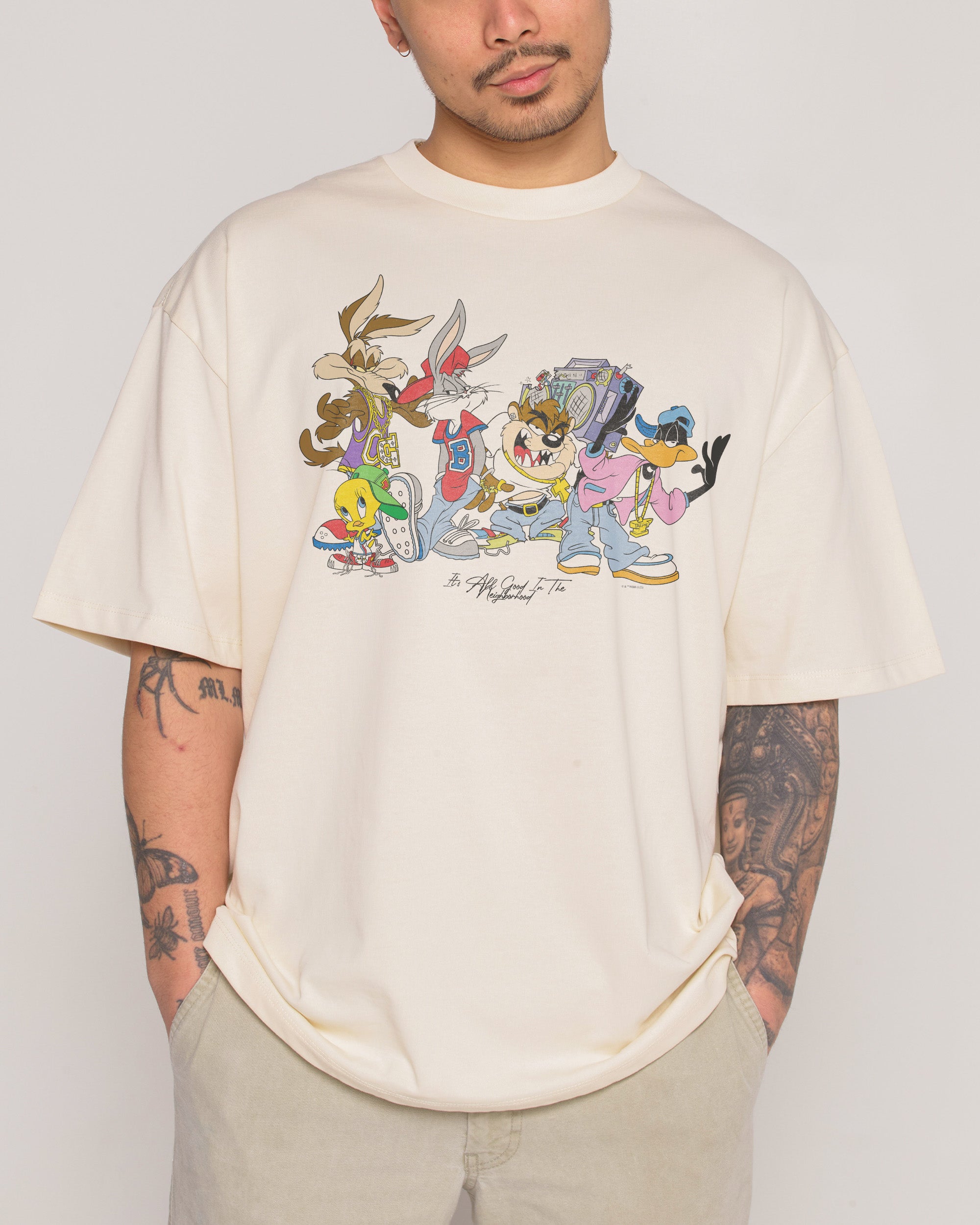 It’s All Good in the Neighborhood Oversized Tee Australia