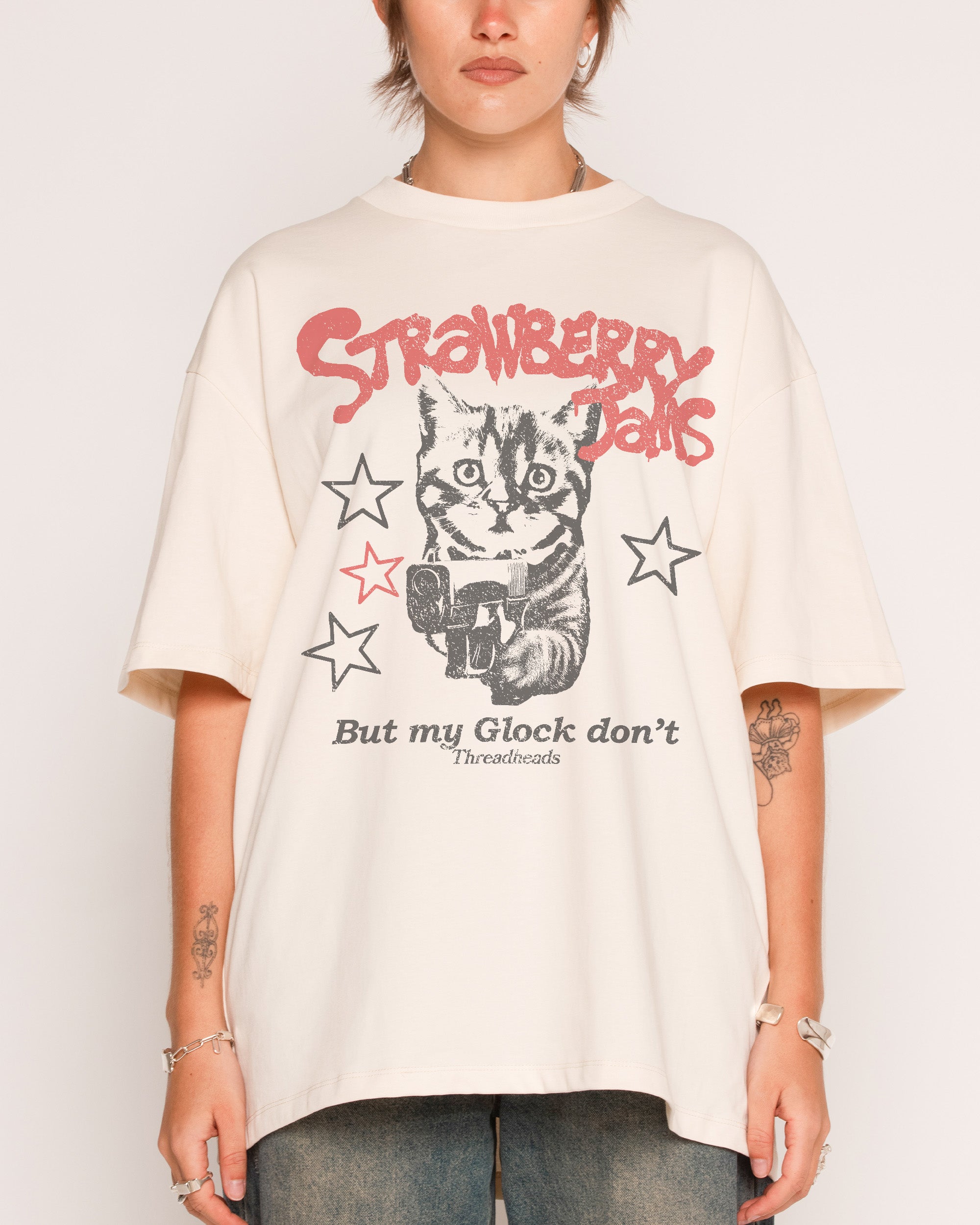 Strawberry Jams Oversized Tee Australia