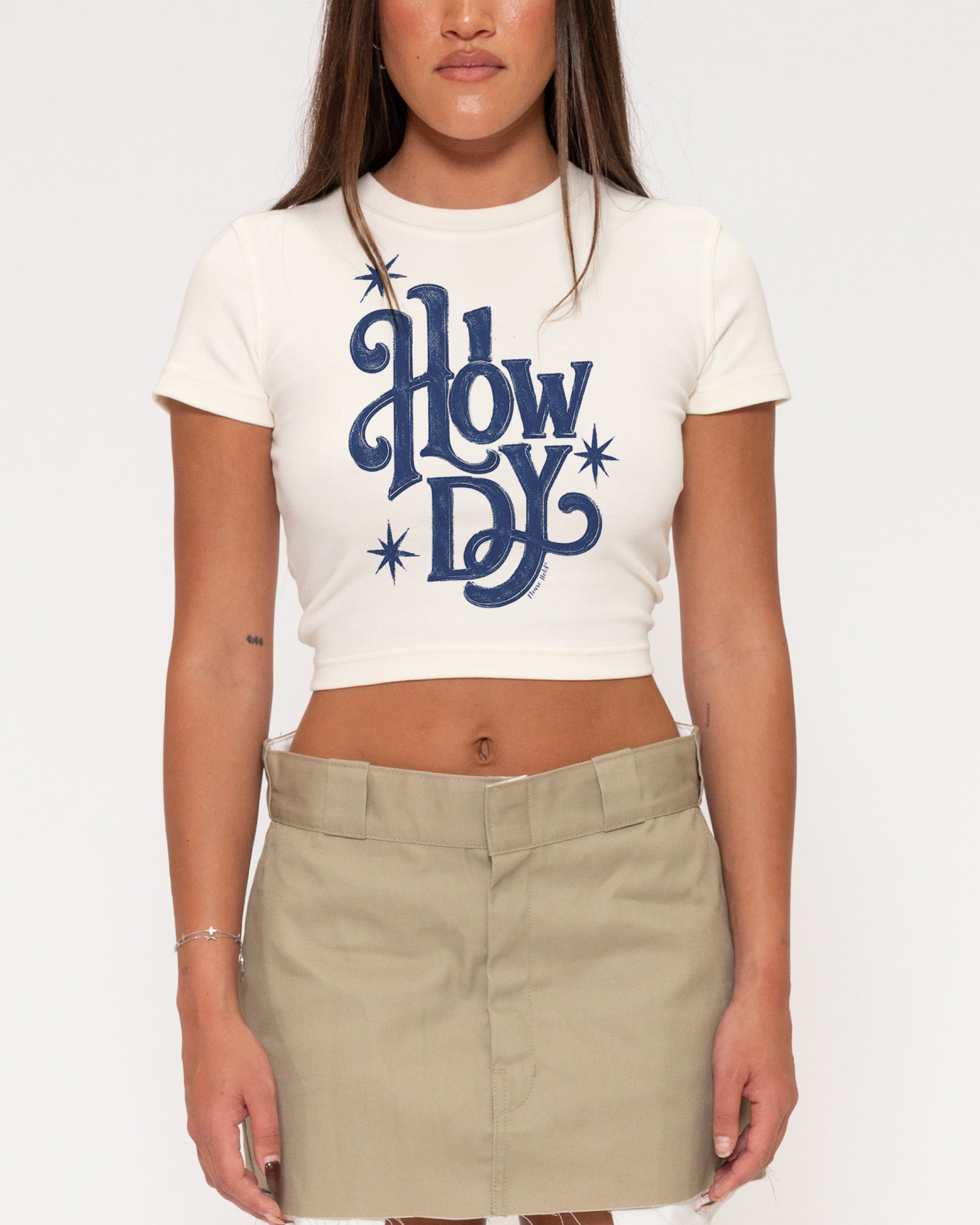 Howdy Natural Baby Tee