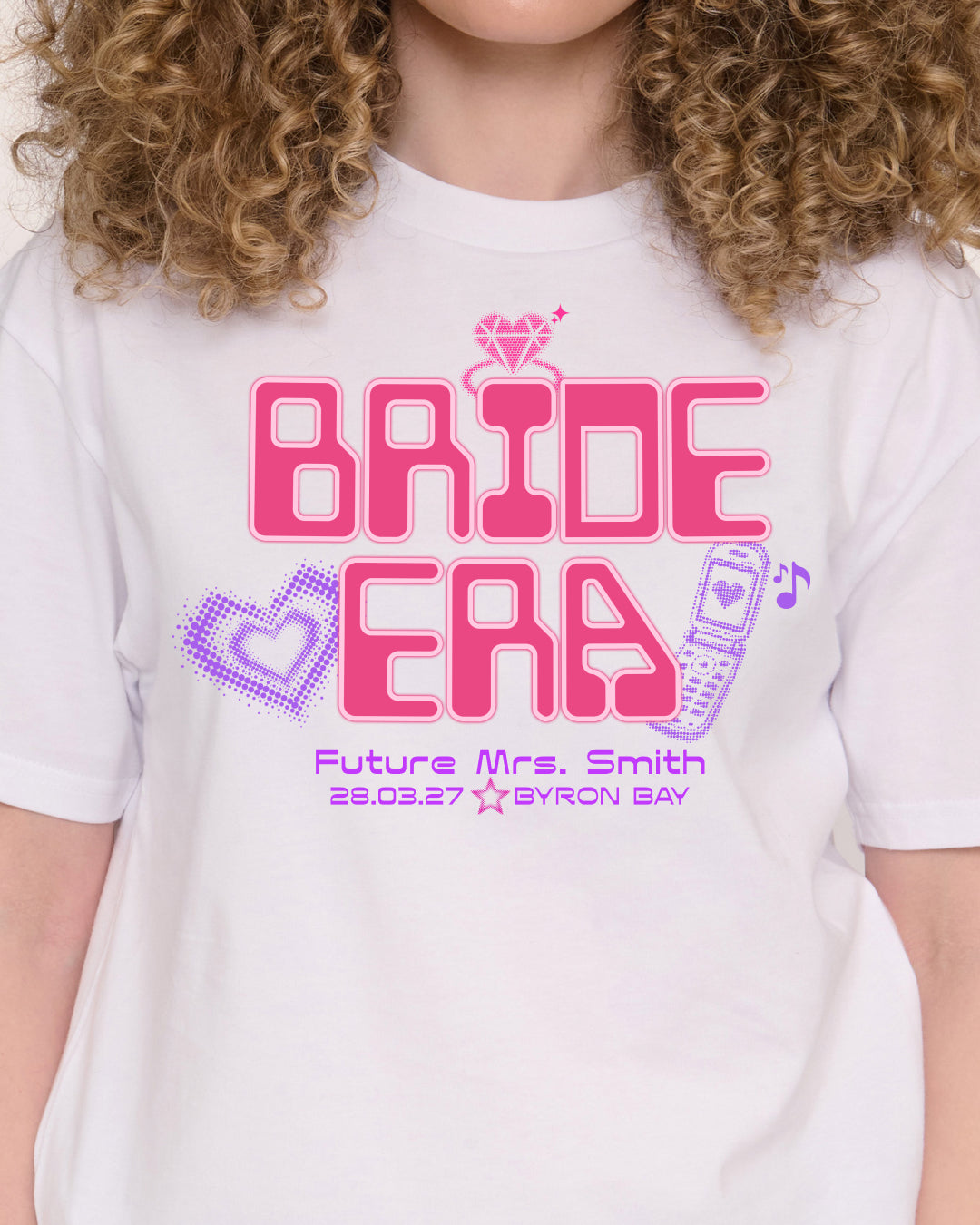 Bride Era Y2K Hens Custom Tee
