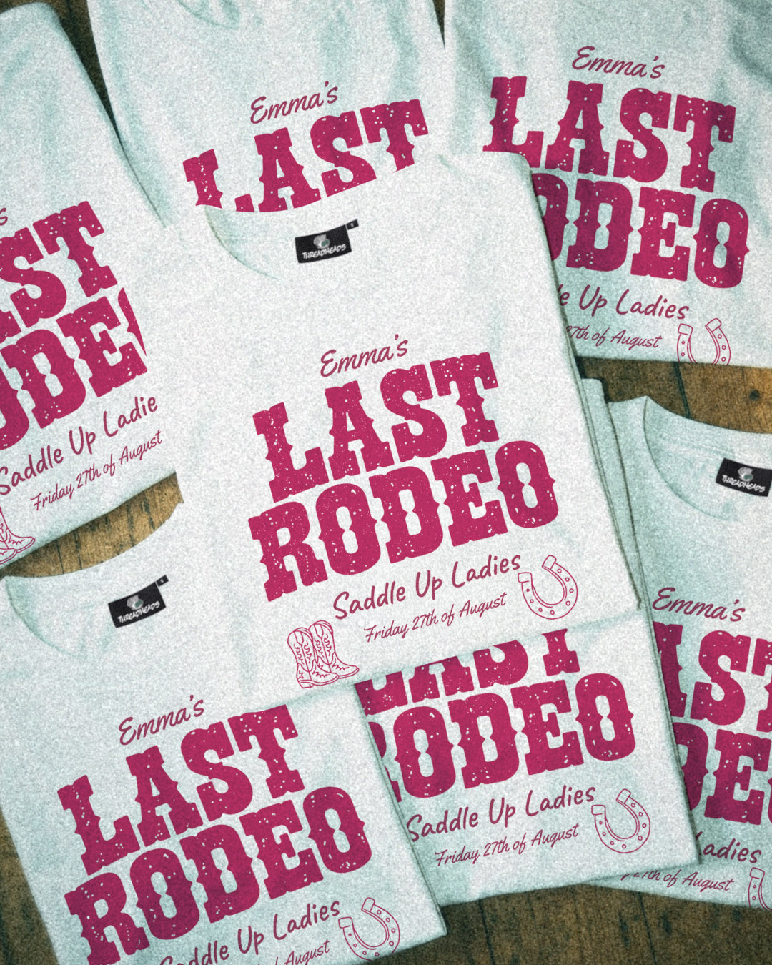 Last Rodeo Hens Custom Tee