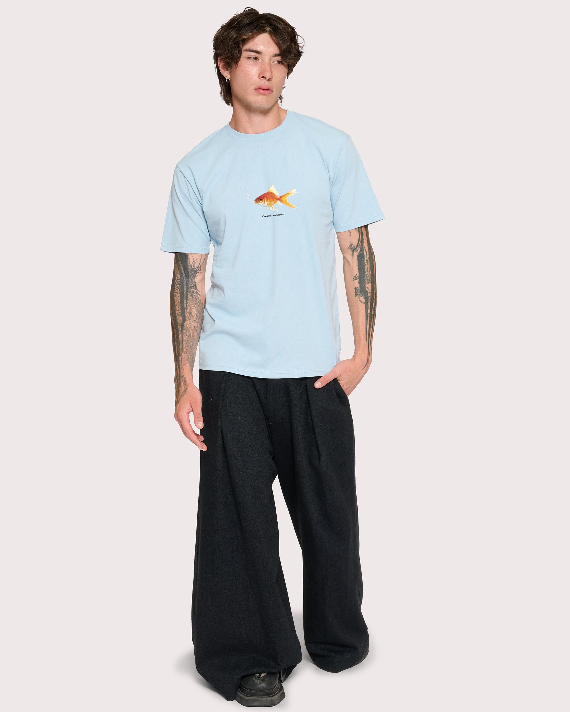 Of Course I Remember Pale Blue T-Shirt