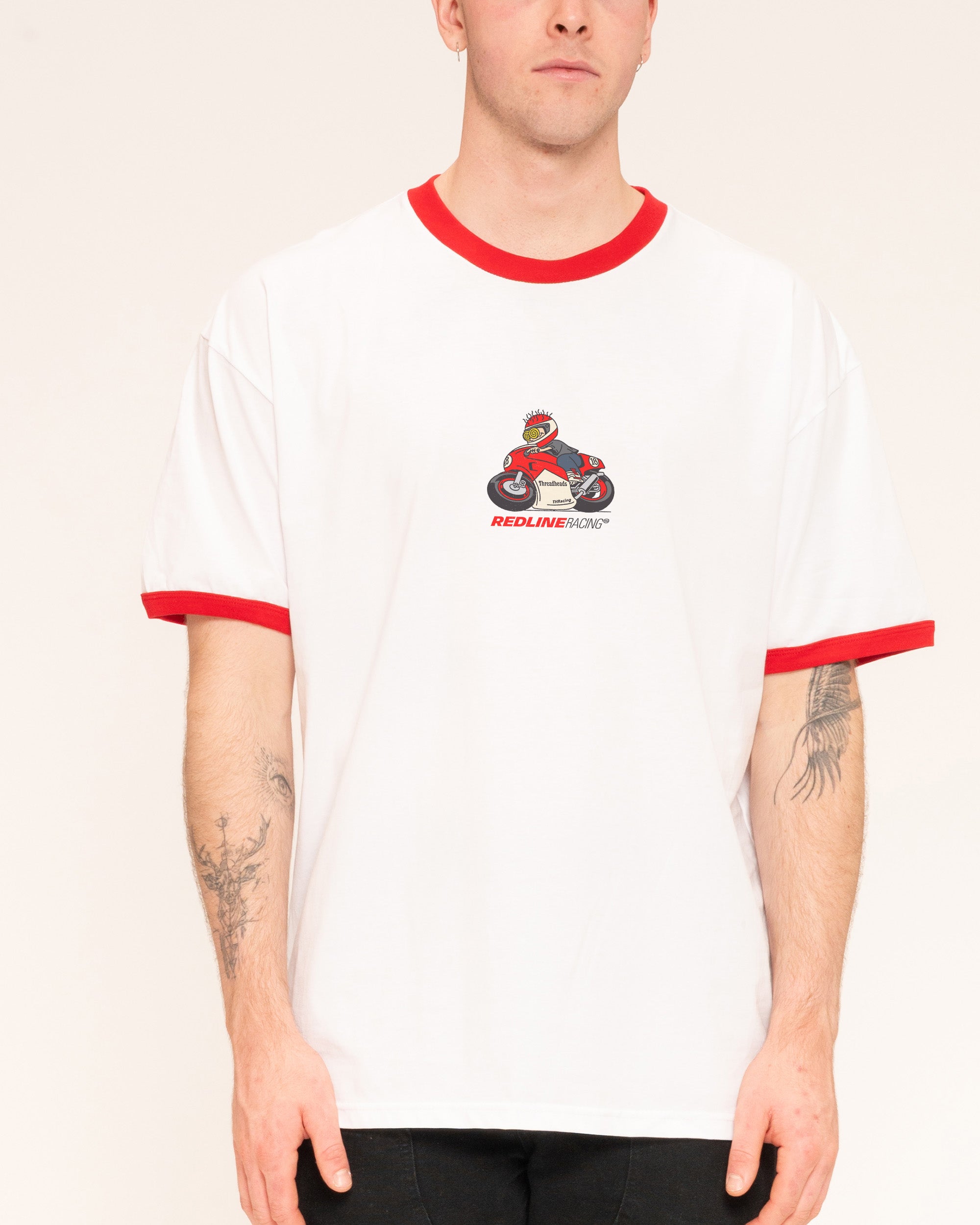 Redline Racing Red Ringer T-Shirt
