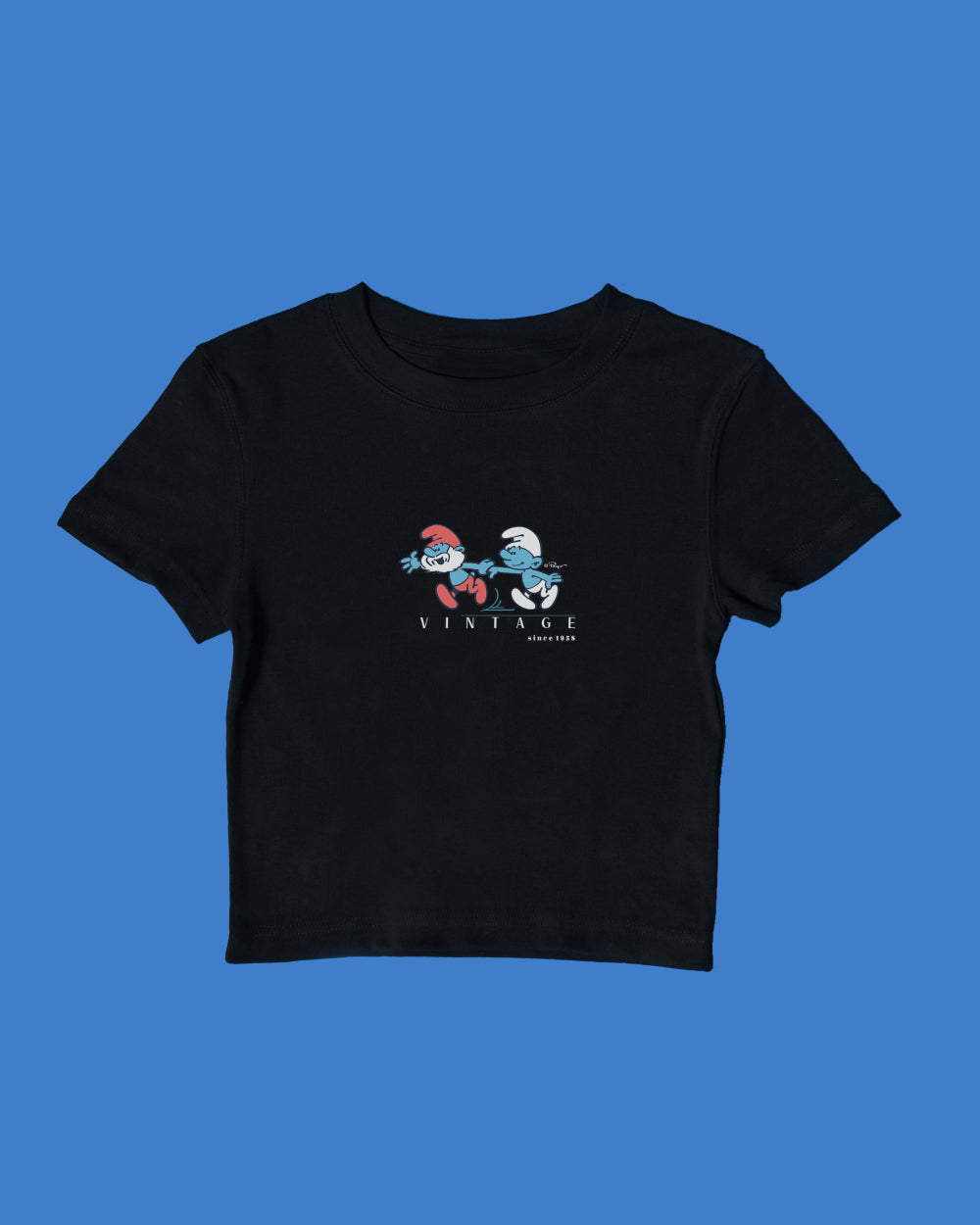 Call Me Papa Baby Tee Offical Smurfs x
