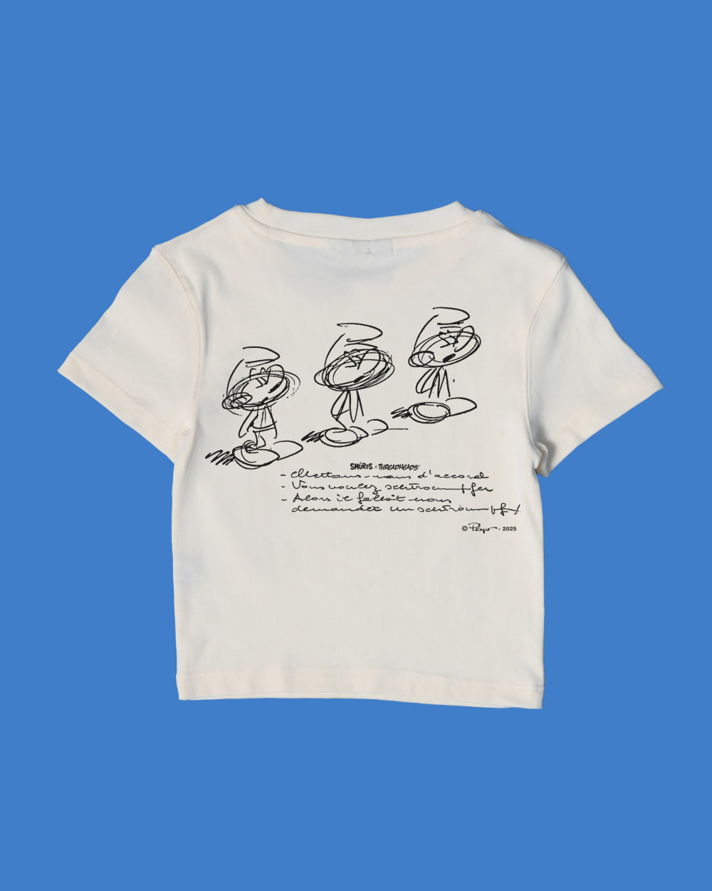 Should of Asked for a Smurf Baby Tee Offical Smurfs x