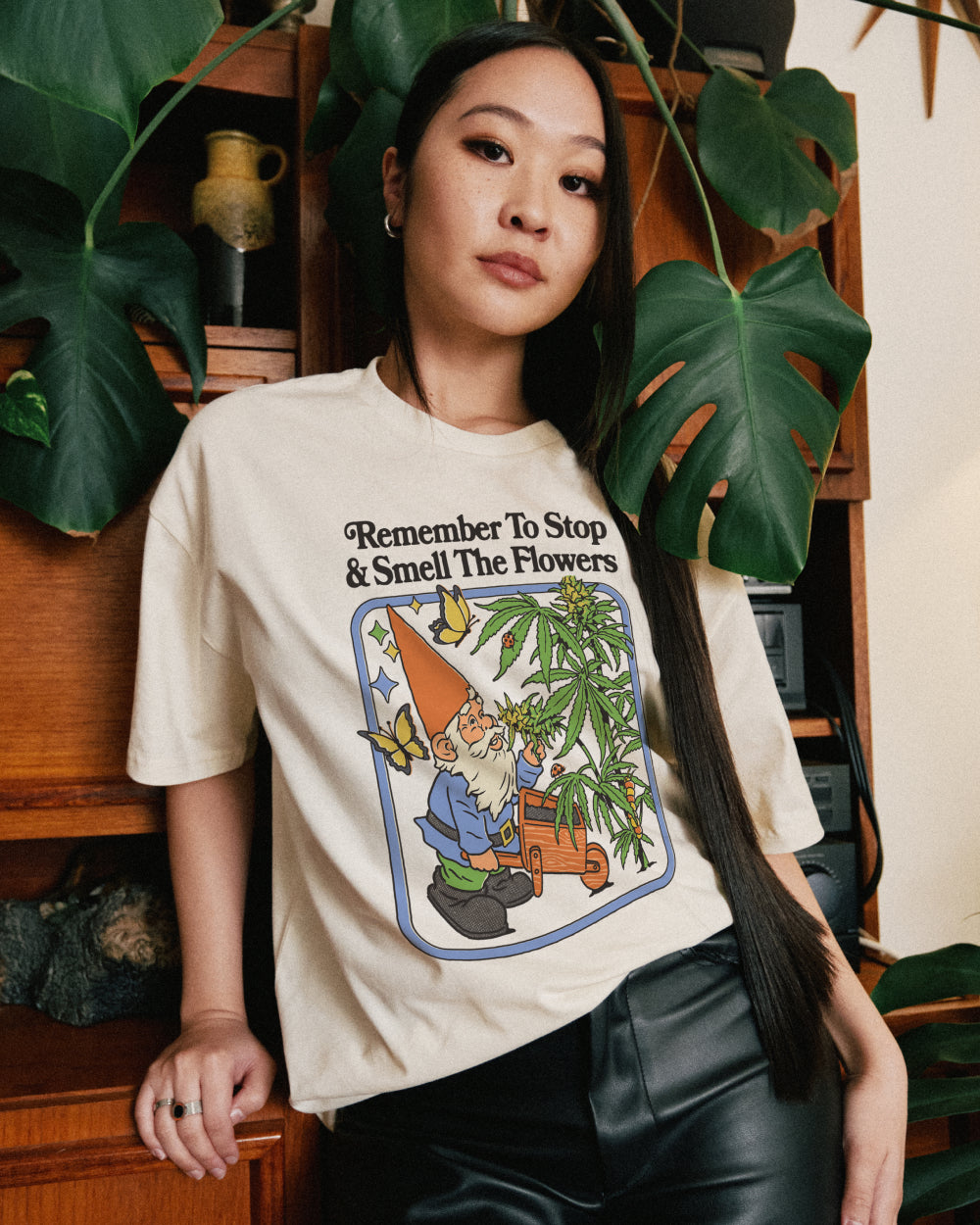 Smell The Flowers T-Shirt Australia Online