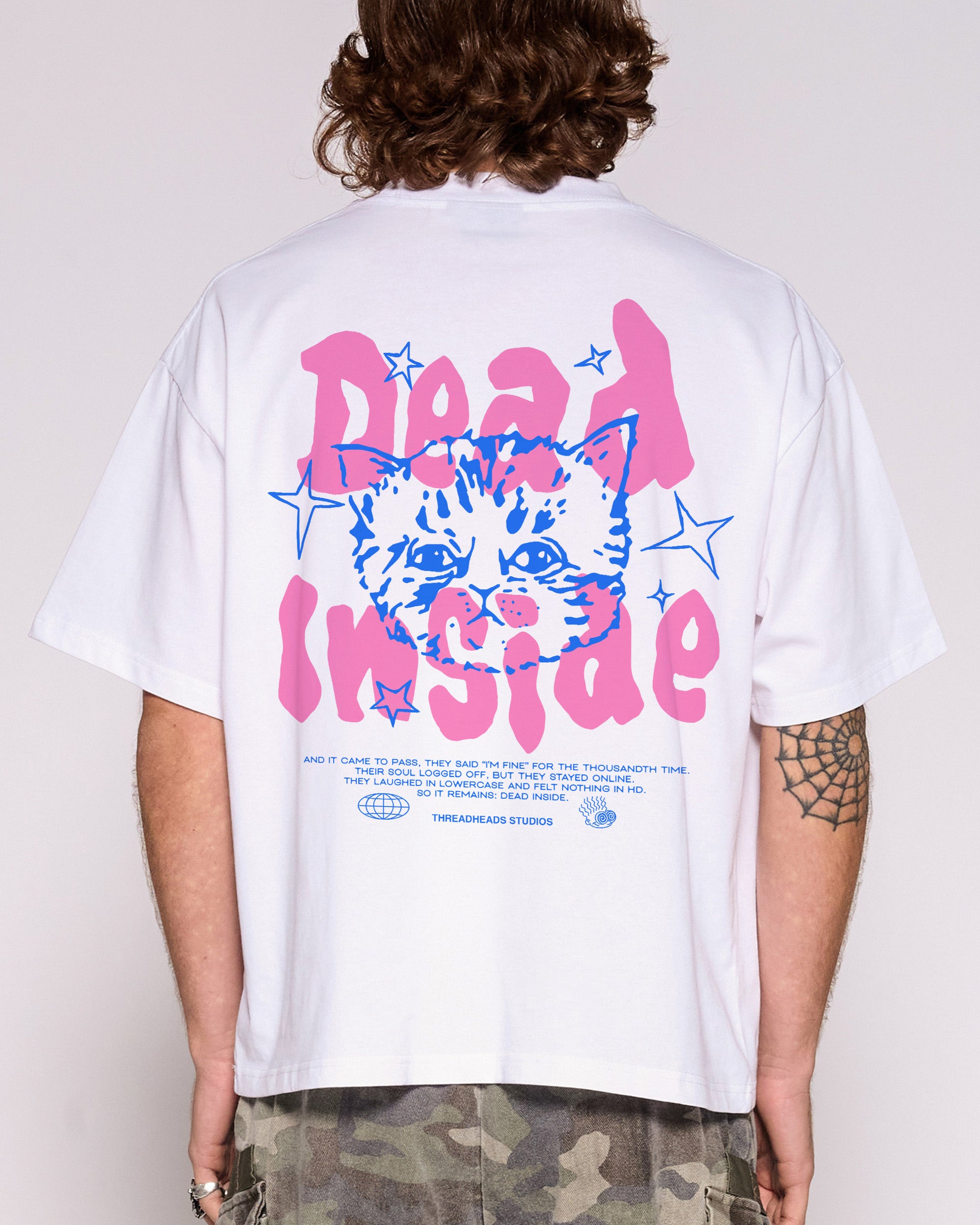 Dead Inside 26 Oversized Crop Tee