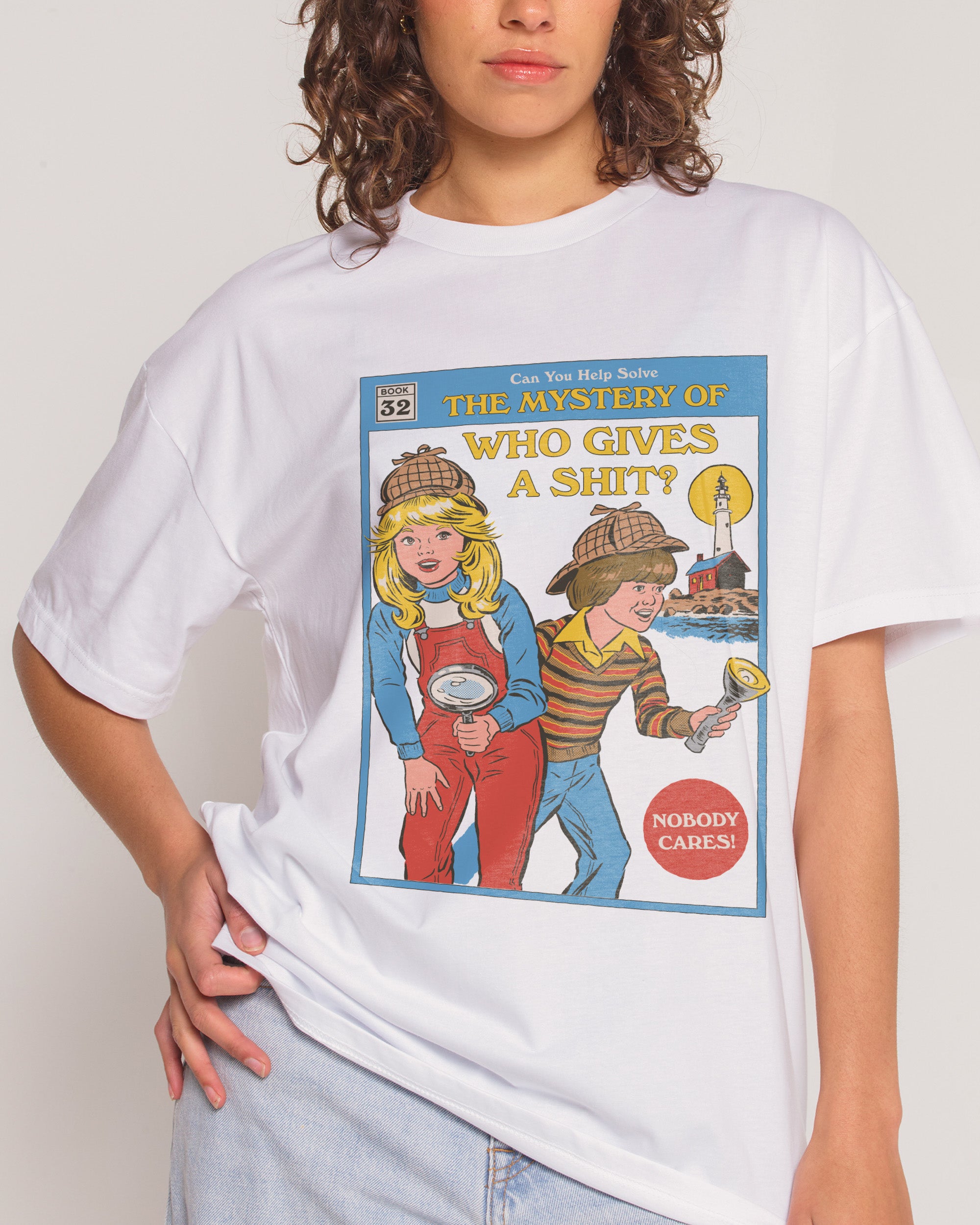 The Mystery of Who Gives a Sh-t T-Shirt – view 4